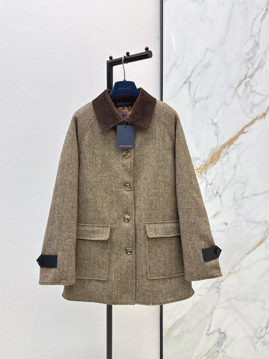 26SS NEW trun down collar overcoats