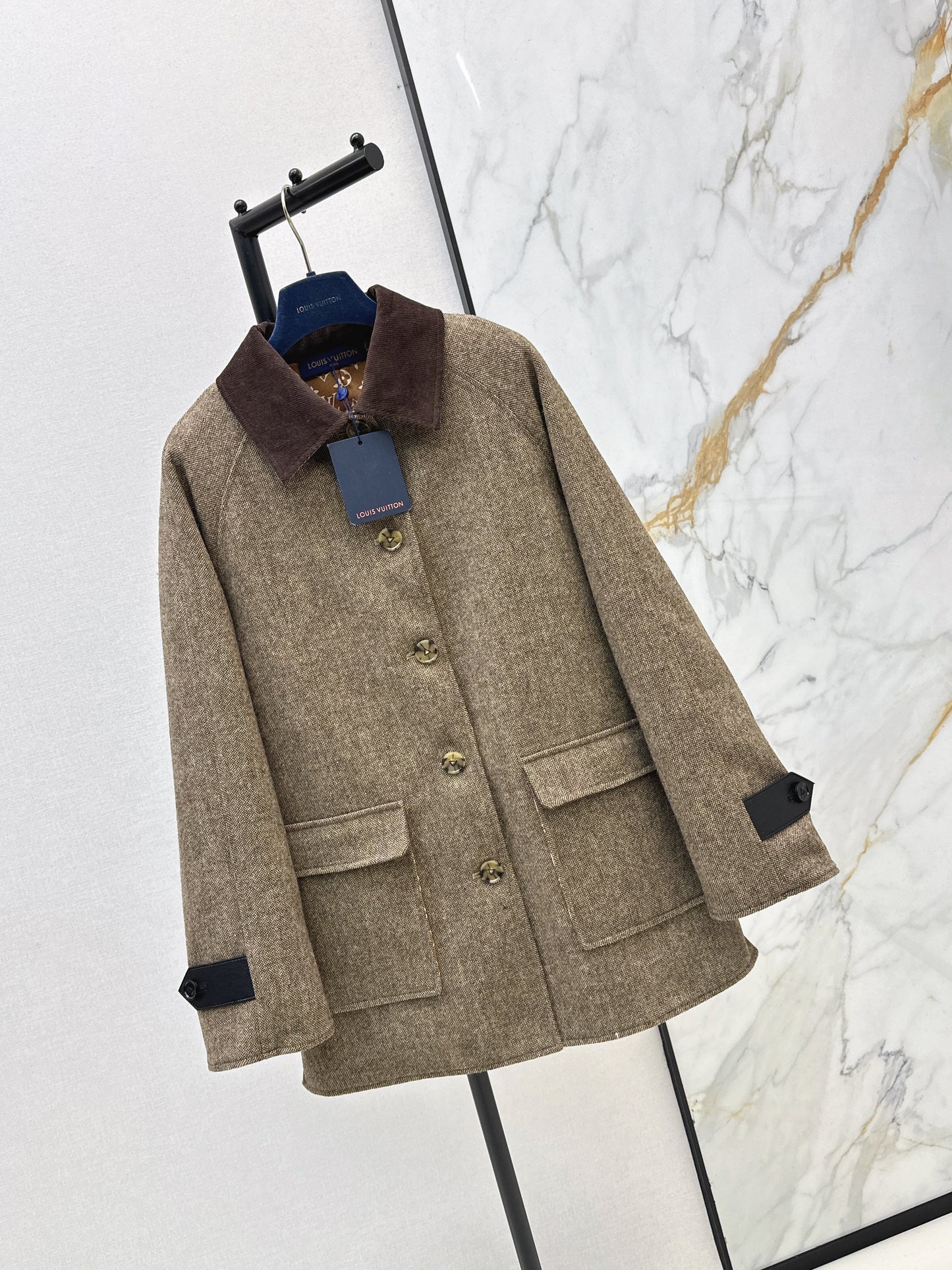 26SS NEW trun down collar overcoats
