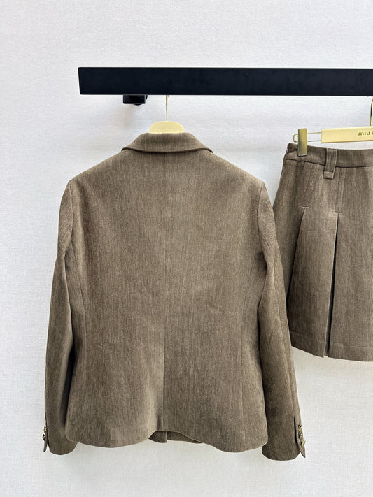 26SS NEW suit jacket pleated skirts
