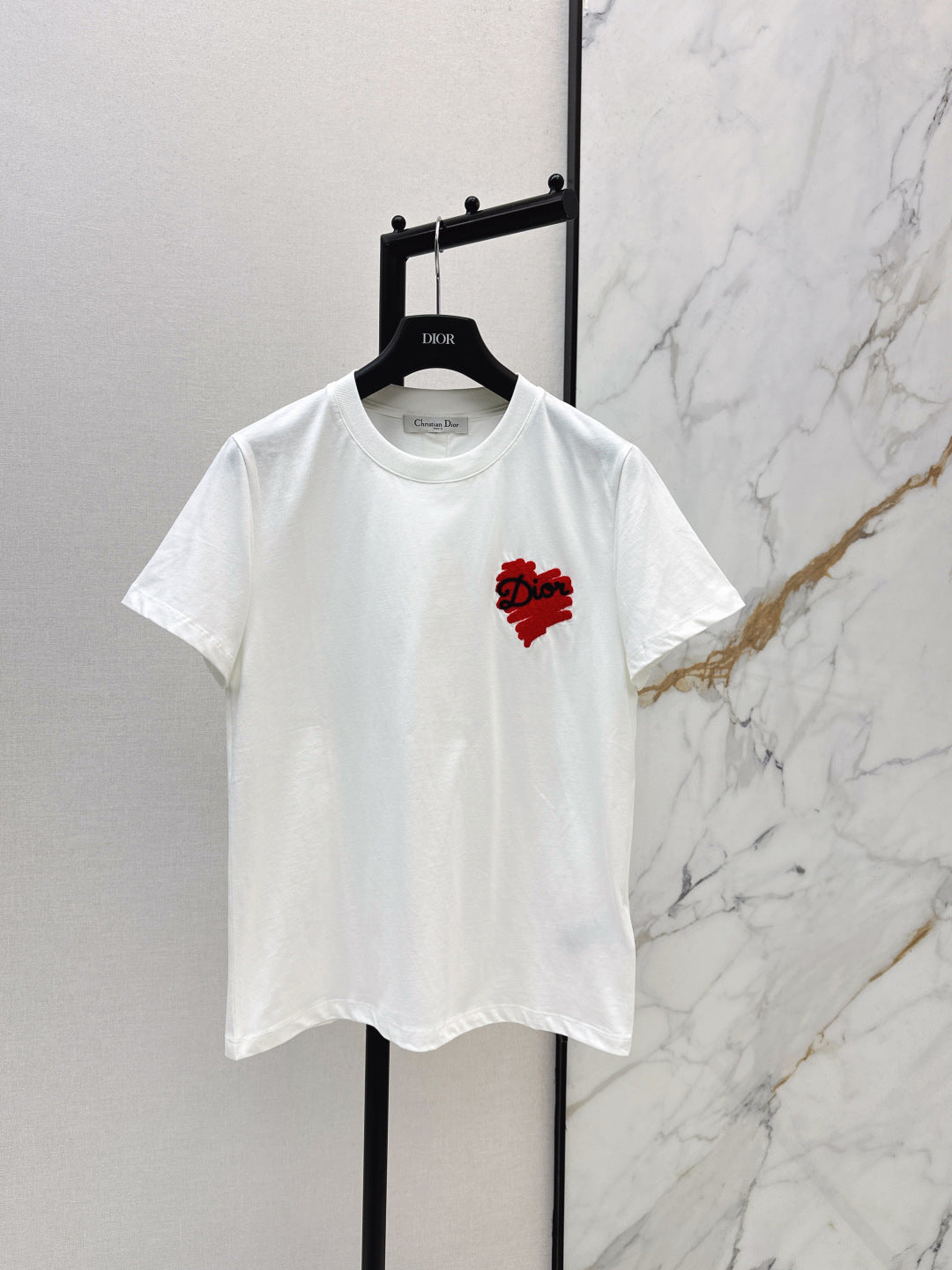26SS NEU T-Shirts mit Herzaufdruck