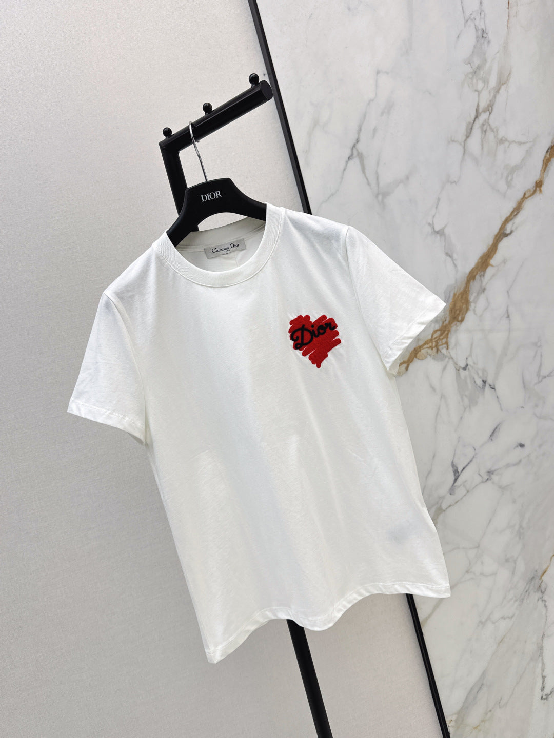 26SS NEU T-Shirts mit Herzaufdruck