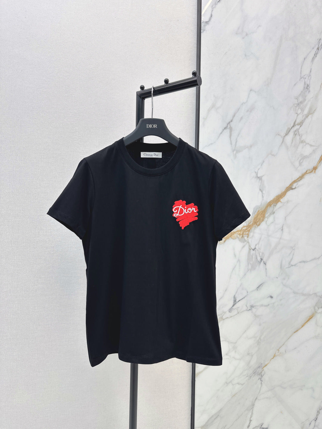 26SS NEU T-Shirts mit Herzaufdruck