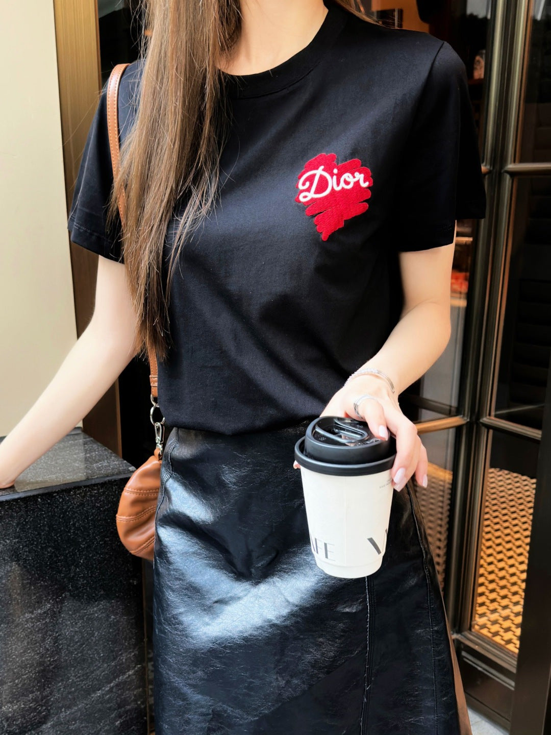 26SS NEU T-Shirts mit Herzaufdruck