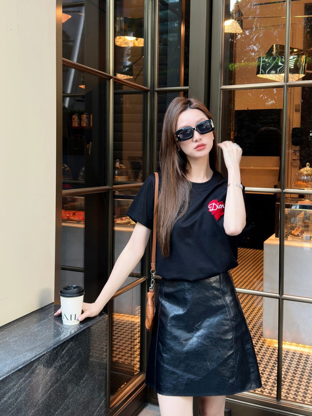 26SS NEU T-Shirts mit Herzaufdruck