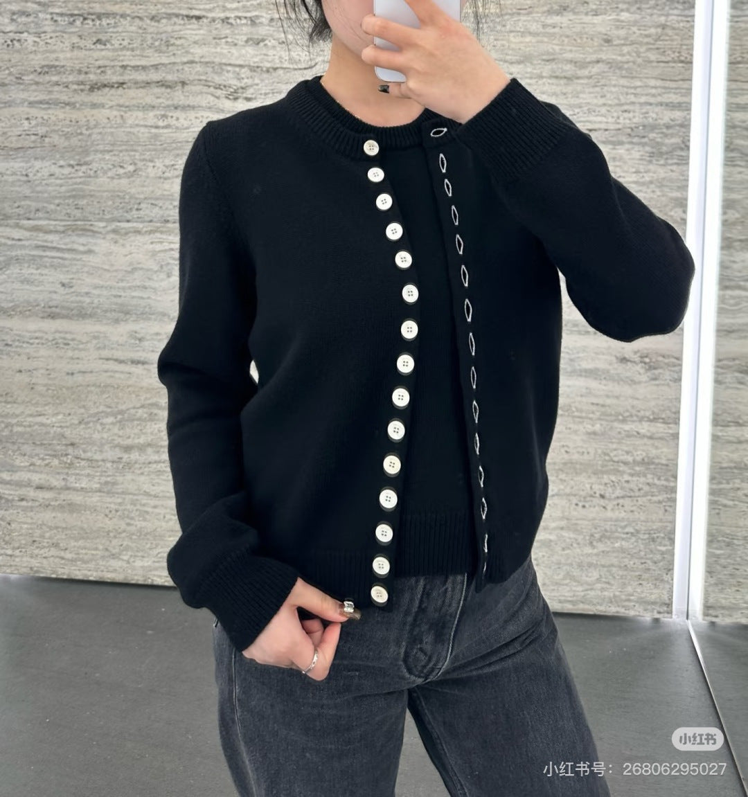 26SS NEW 2in1 knitted sweater