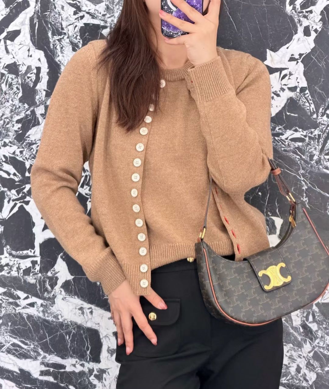 26SS NEW 2in1 knitted sweater