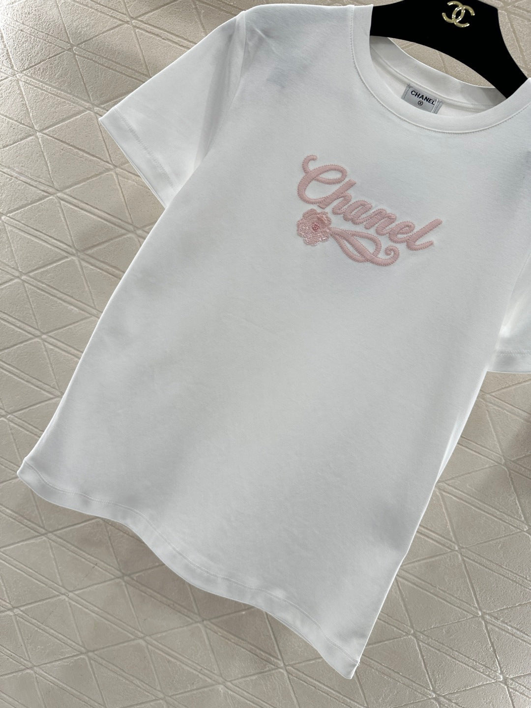 26SS NEUE Perlen-T-Shirts