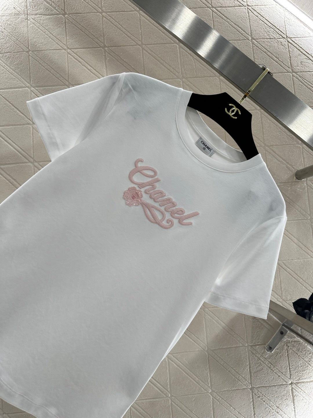 26SS NEUE Perlen-T-Shirts