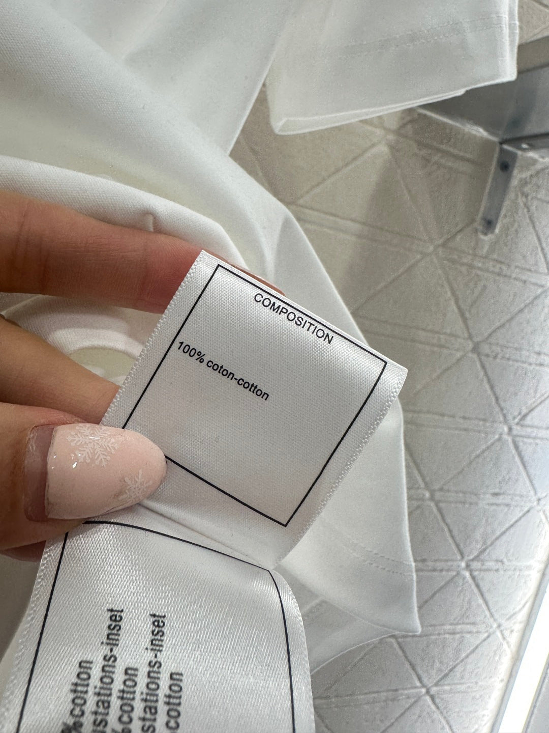 26SS NEUE Perlen-T-Shirts