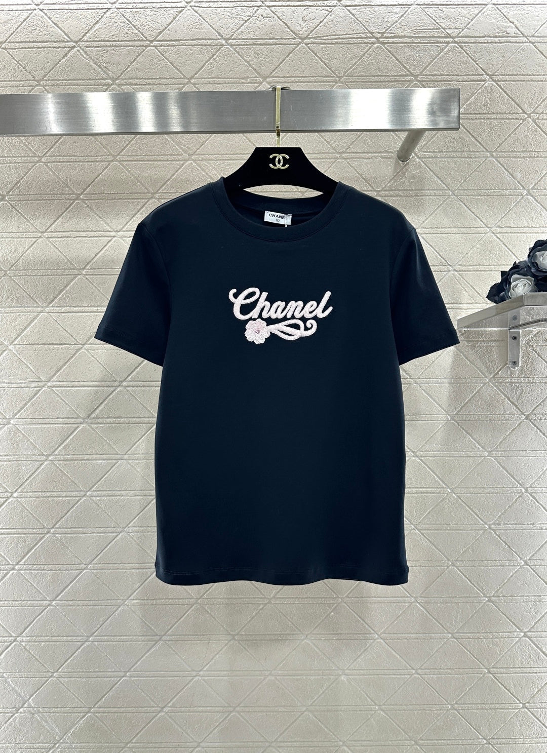 26SS NEUE Perlen-T-Shirts