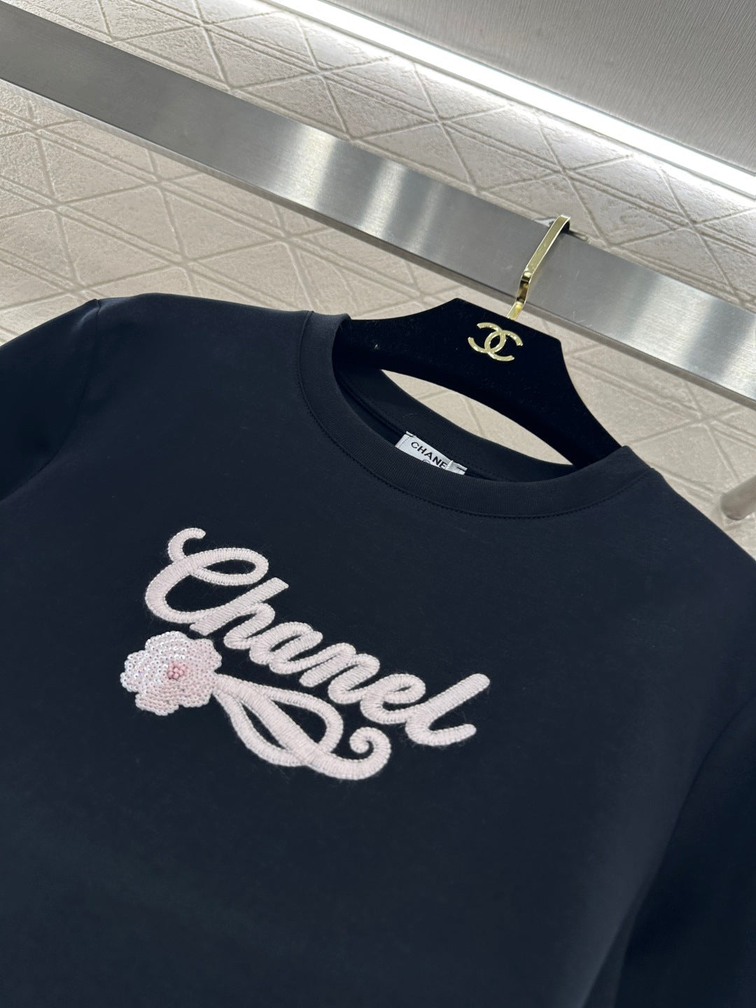 26SS NEUE Perlen-T-Shirts