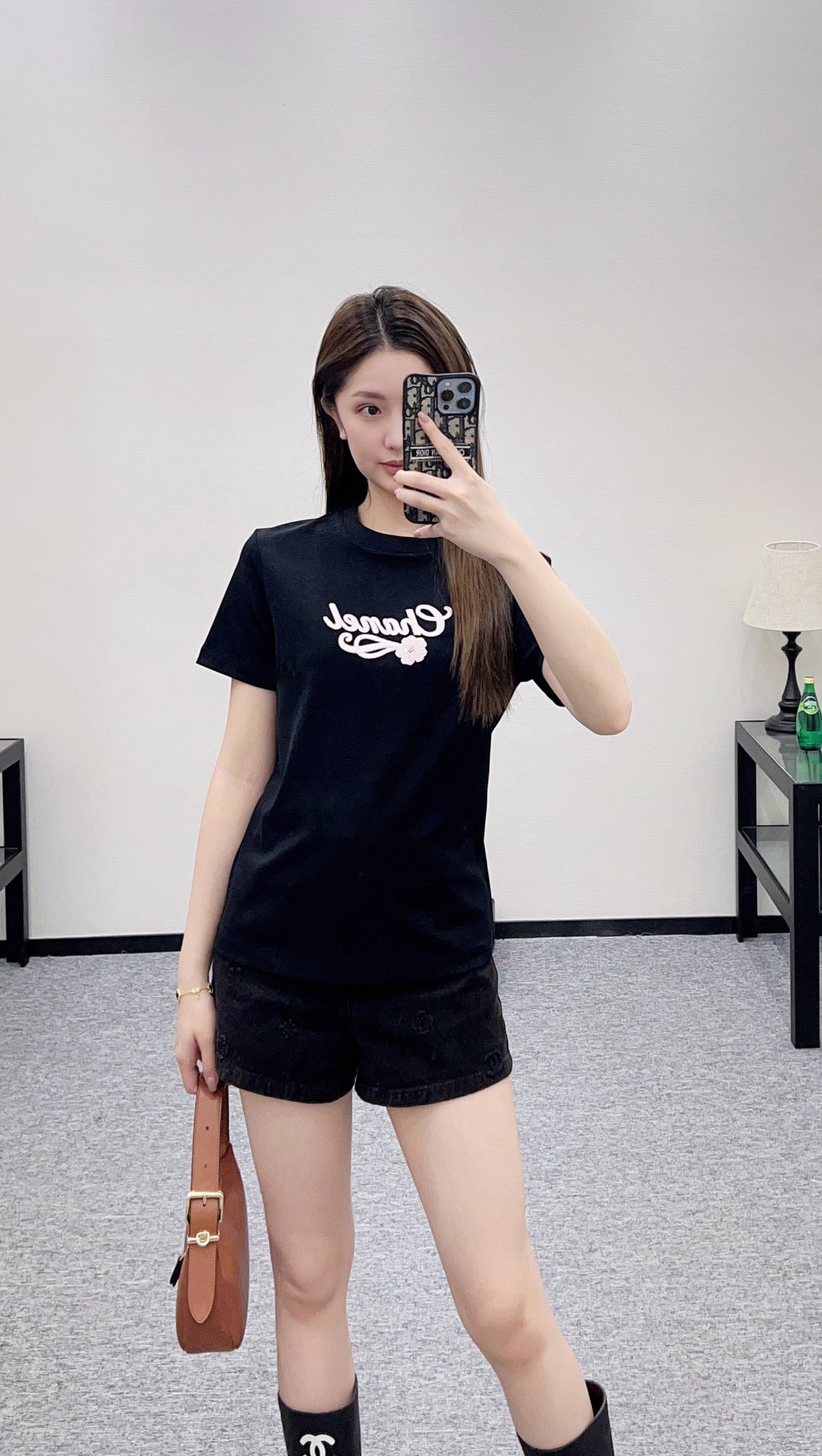 26SS NEUE Perlen-T-Shirts