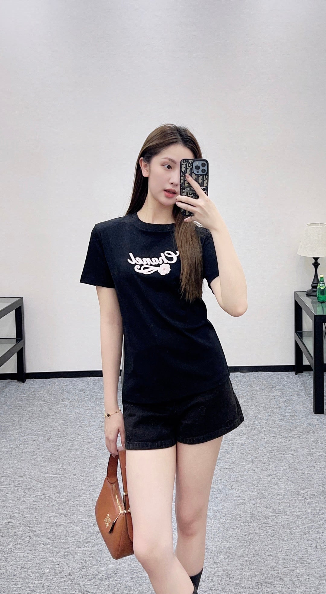 26SS NEUE Perlen-T-Shirts