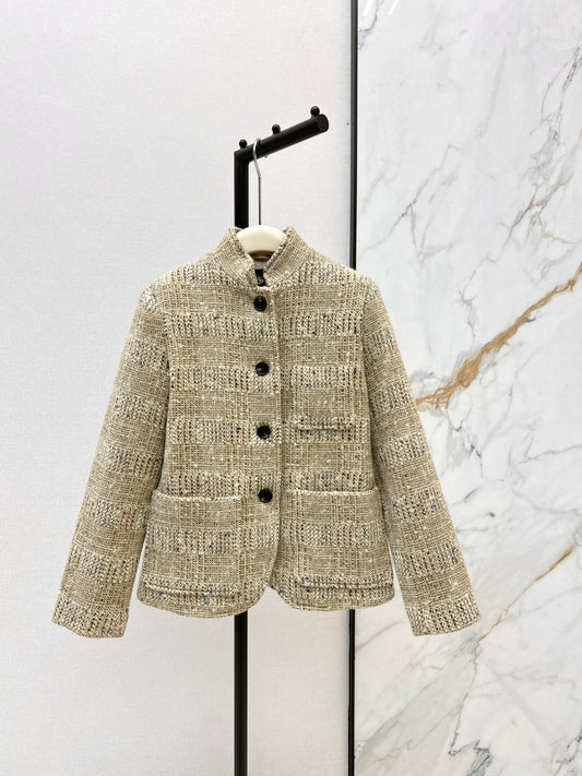 🔥HOT🔥Highest Quality🔥26SS NEW Spagna series plaid wool tweed plaid jacket