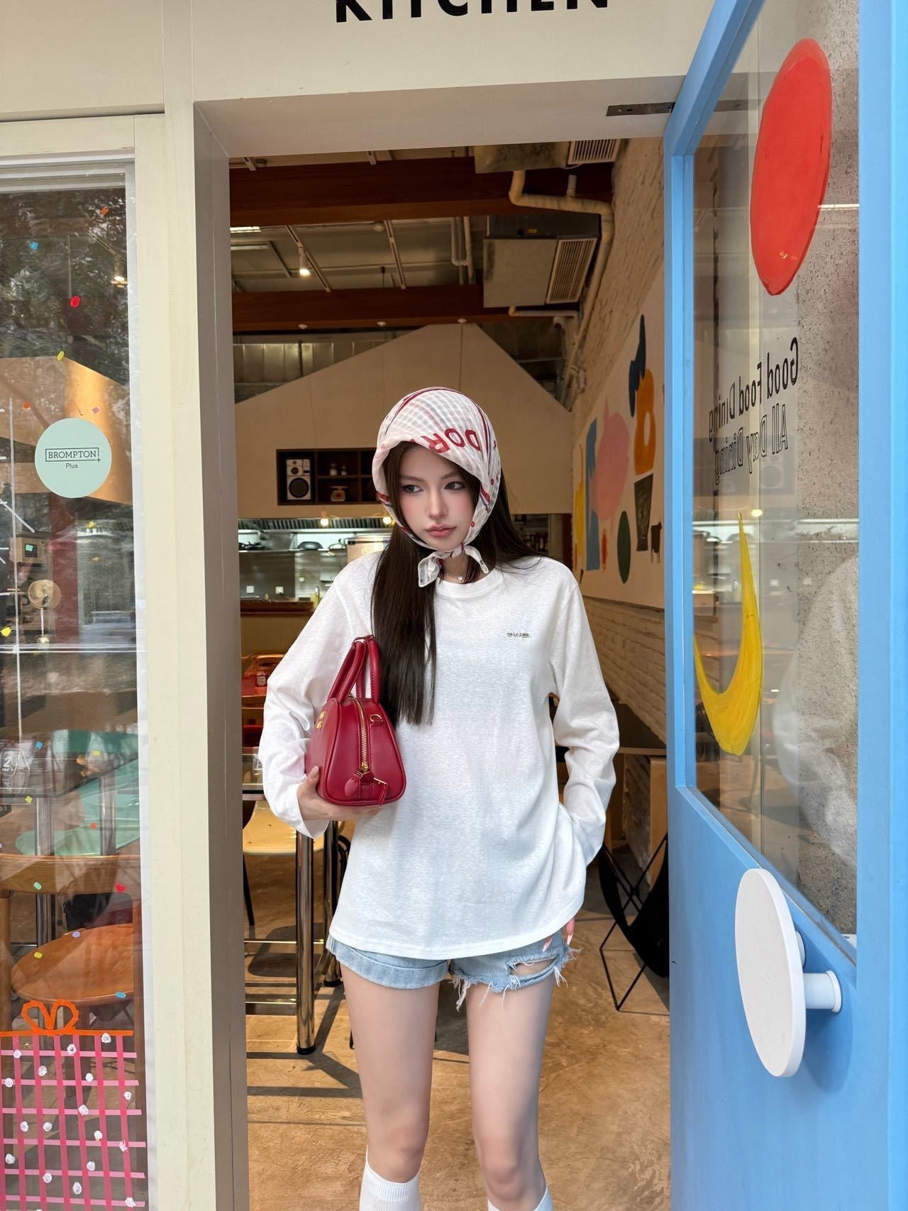 26SS NEW embroidery logo tee