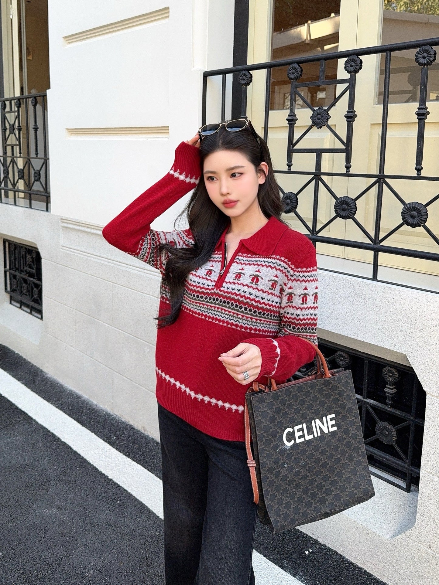 26SS NEW fair isle sweater