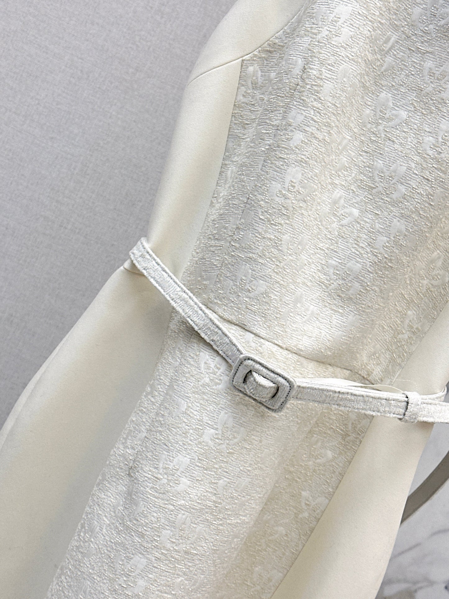 26SS NEW jacquard belted dress