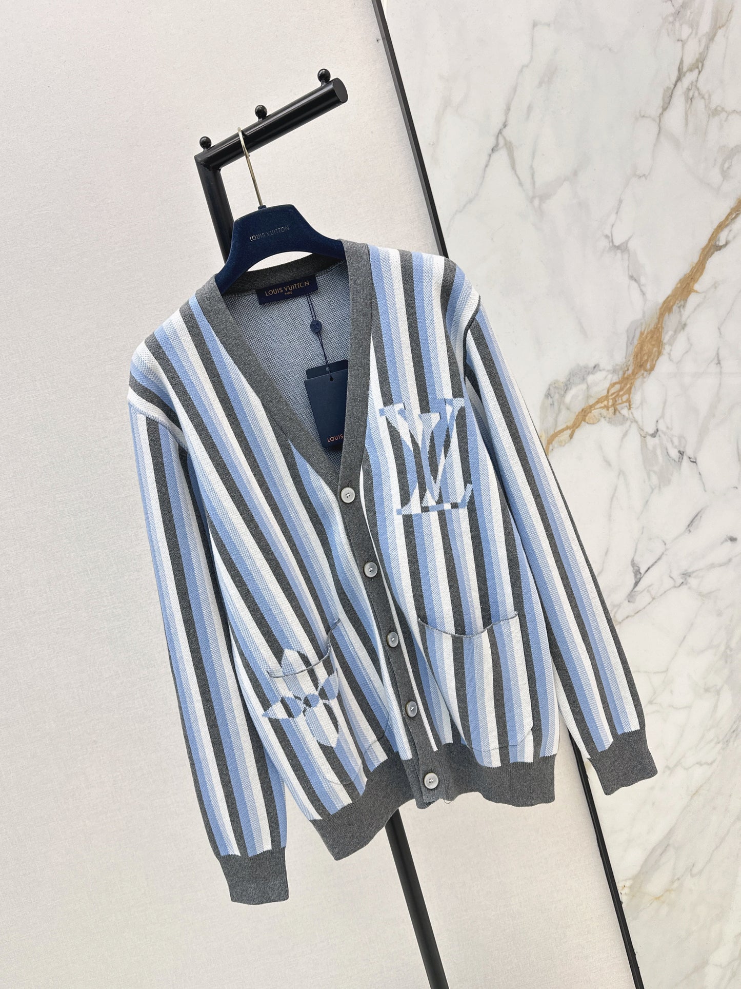 26SS NEW stripe knitted cardigan