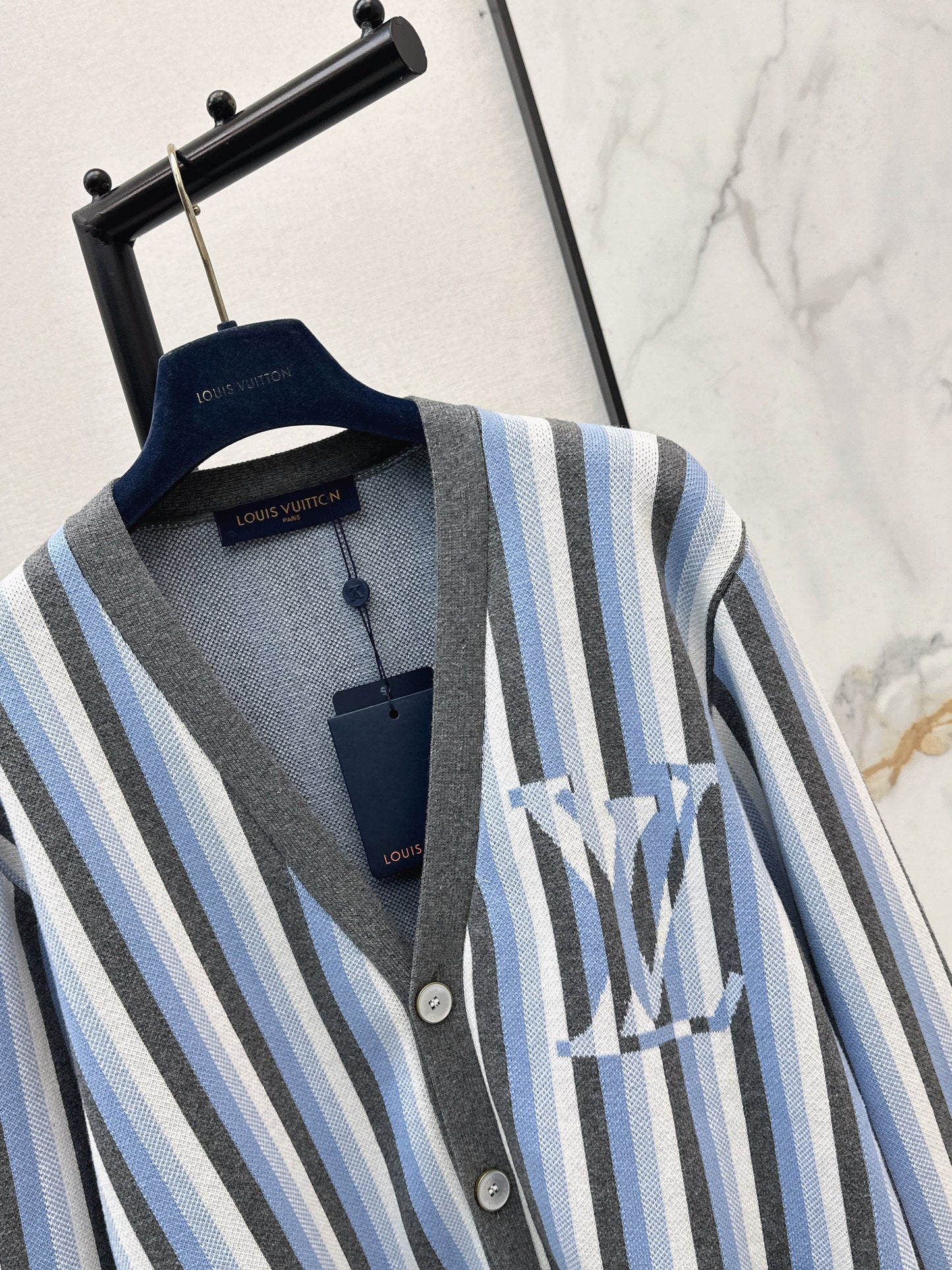 26SS NEW stripe knitted cardigan
