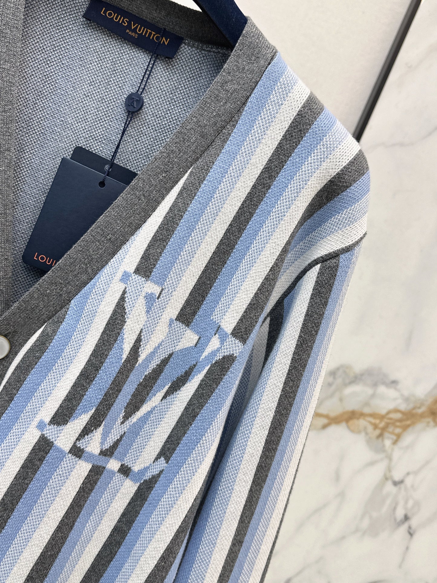 26SS NEW stripe knitted cardigan