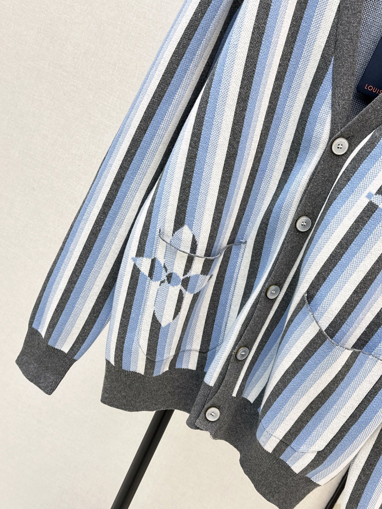 26SS NEW stripe knitted cardigan