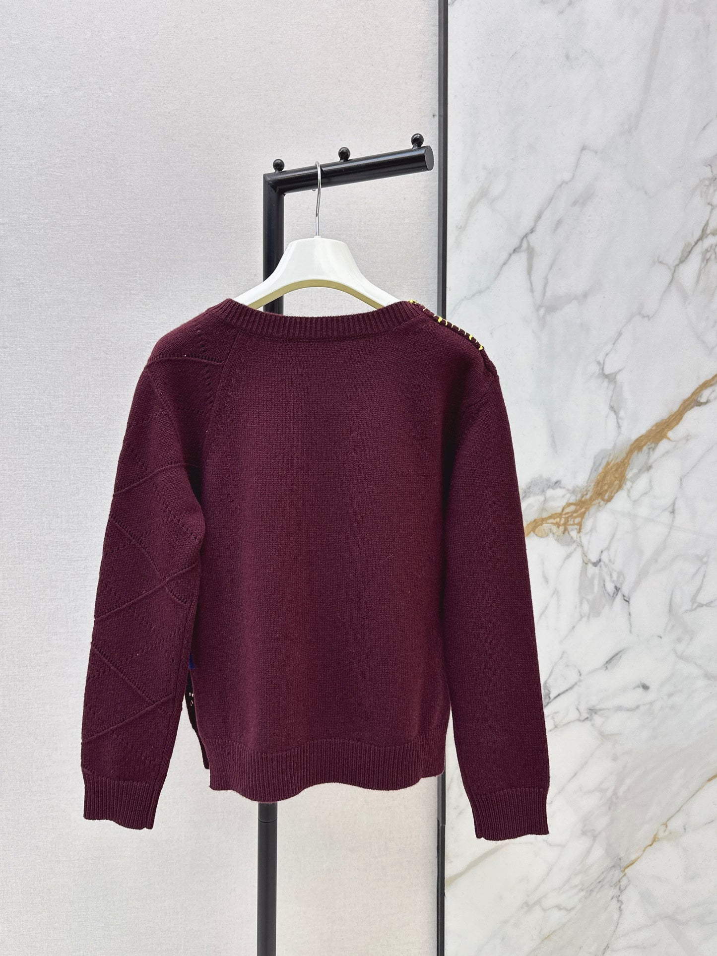 26SS NEW contrast stitching sweaster