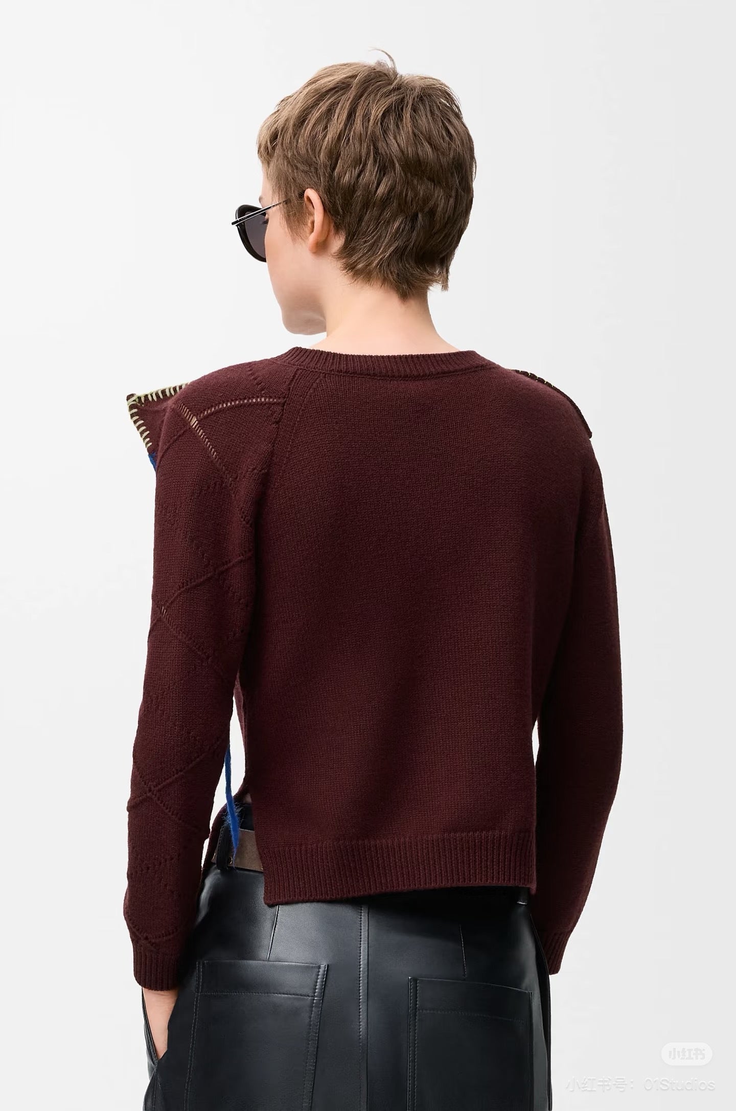 26SS NEW contrast stitching sweaster