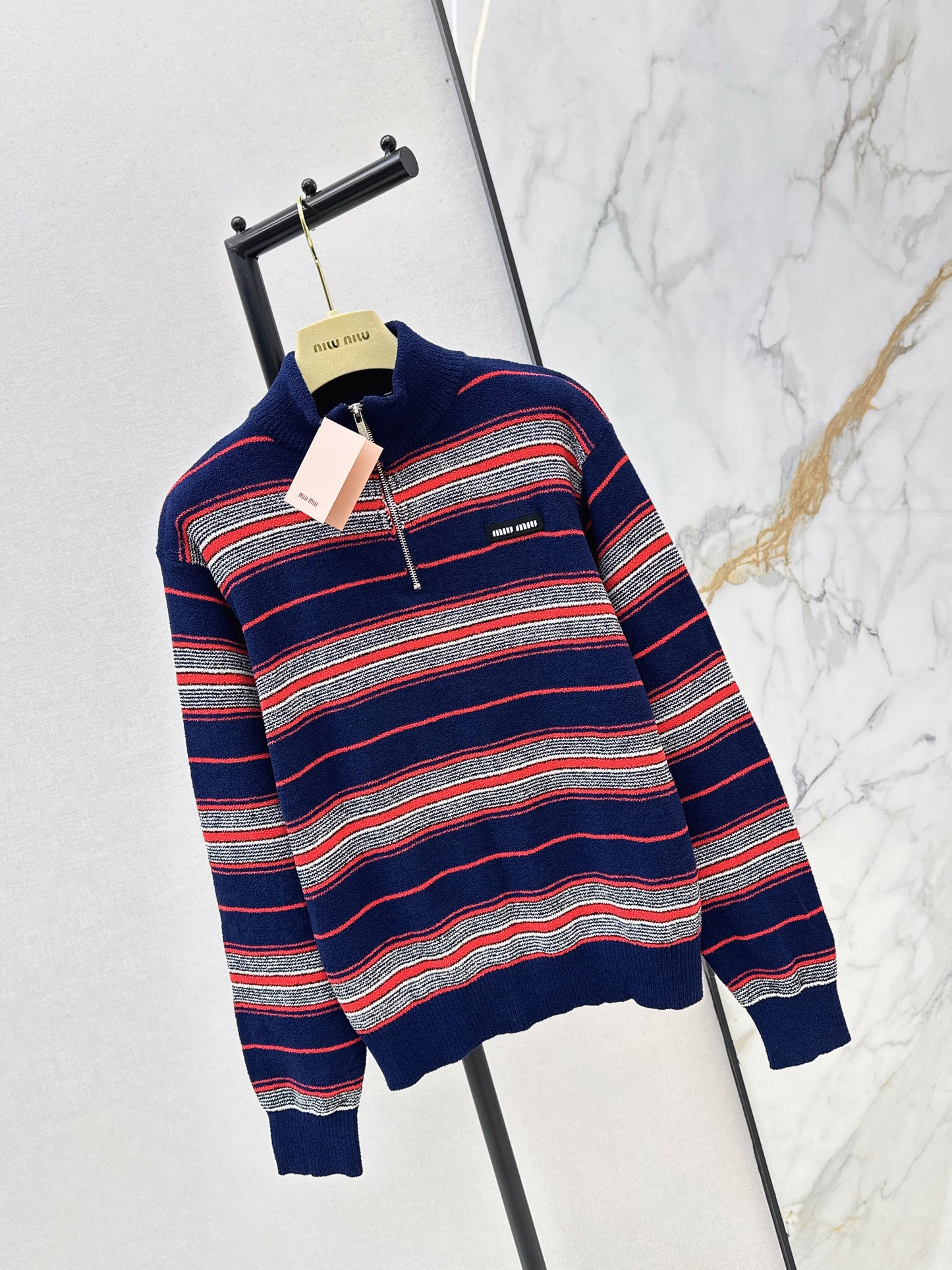 26SS NEW stripe knitted sweater