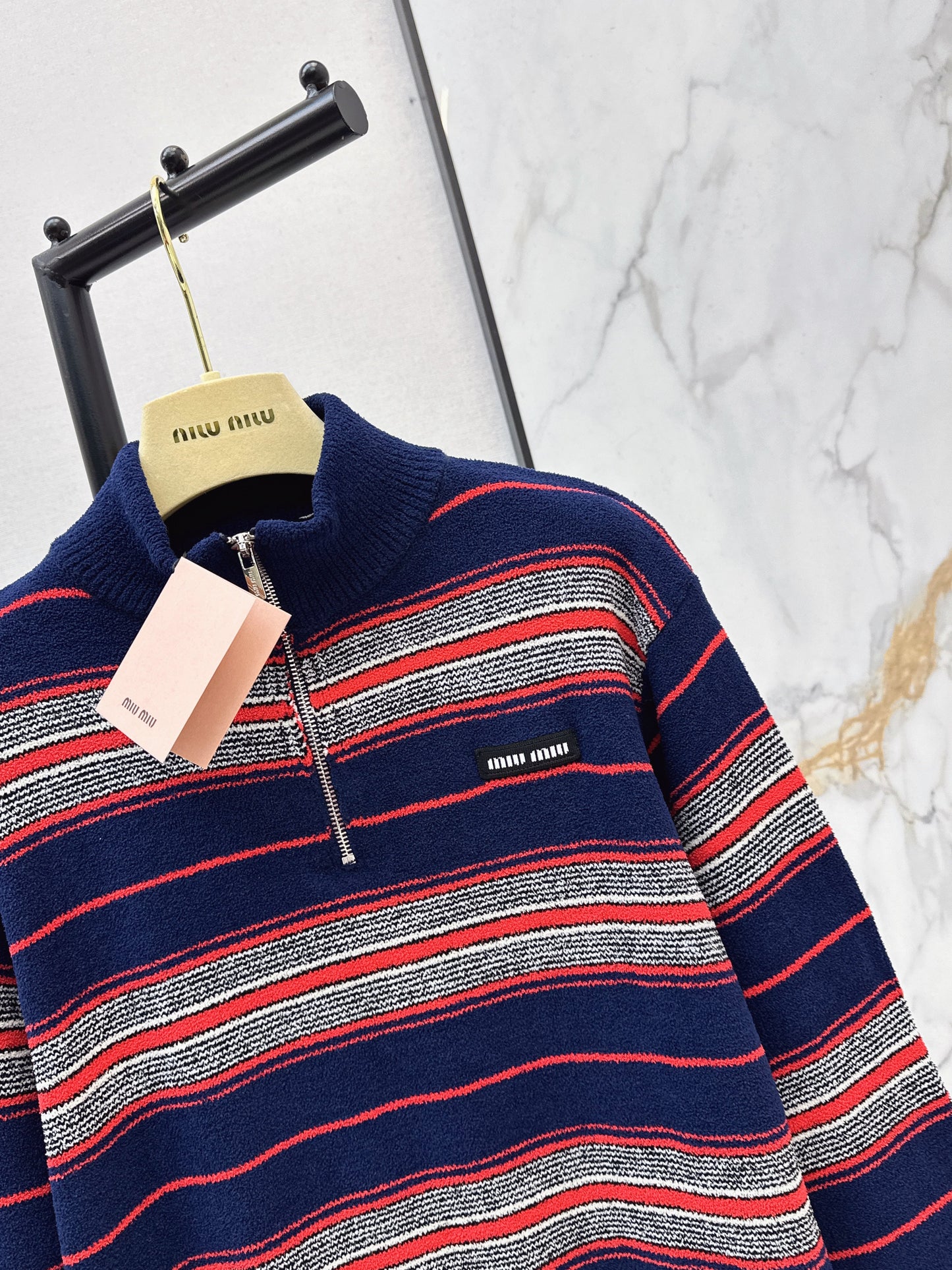 26SS NEW stripe knitted sweater