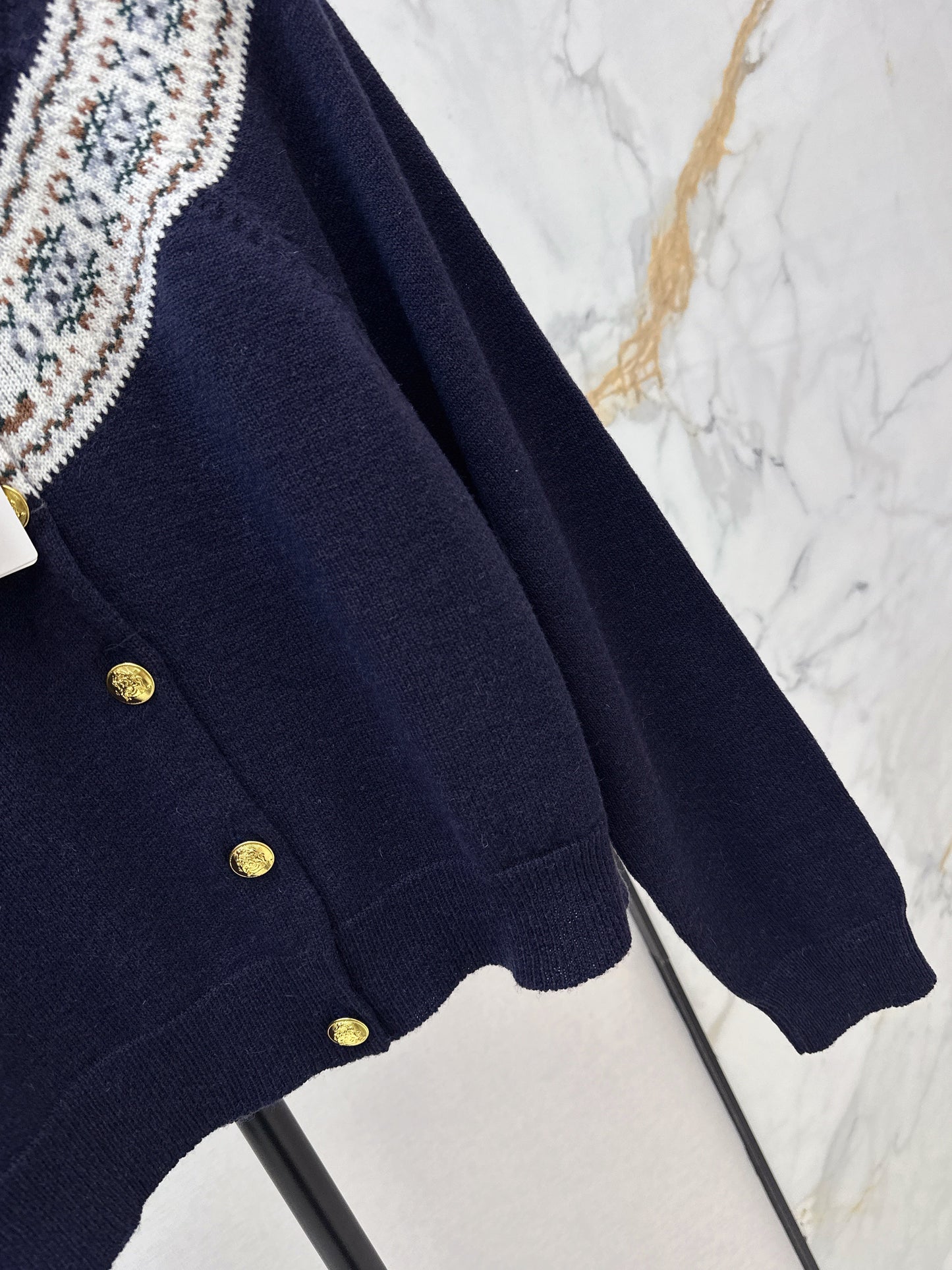 26SS NEW fair isle cashmere cardigan