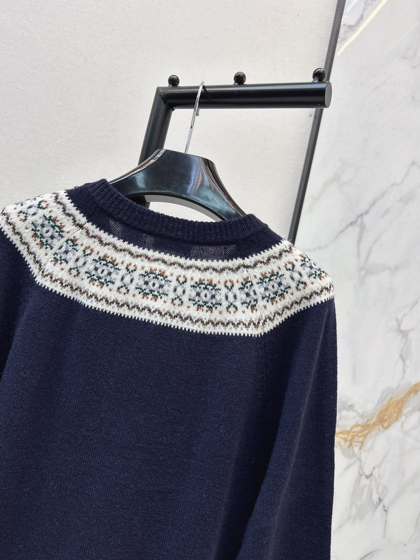 26SS NEW fair isle cashmere cardigan