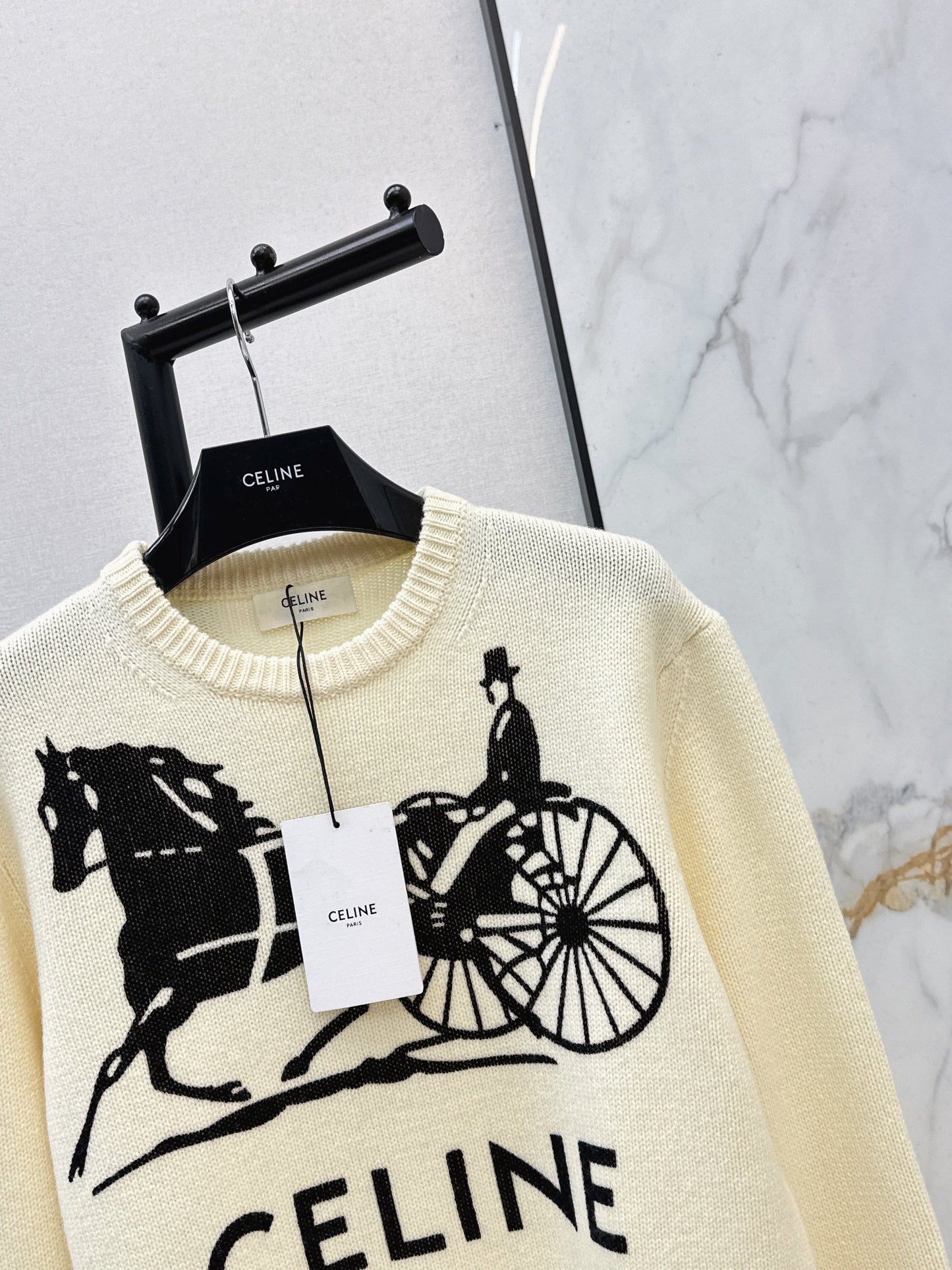 26SS NEW 3d textured knit sweater