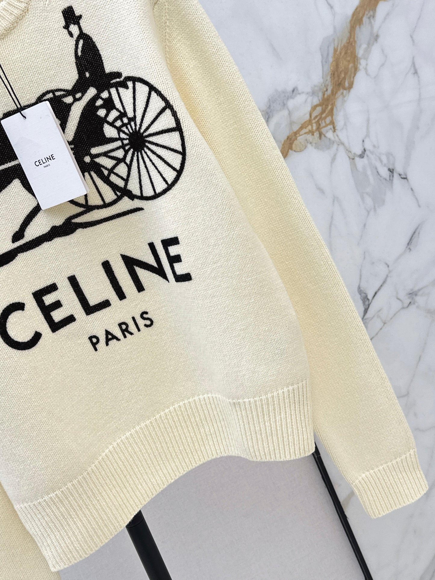 26SS NEW 3d textured knit sweater