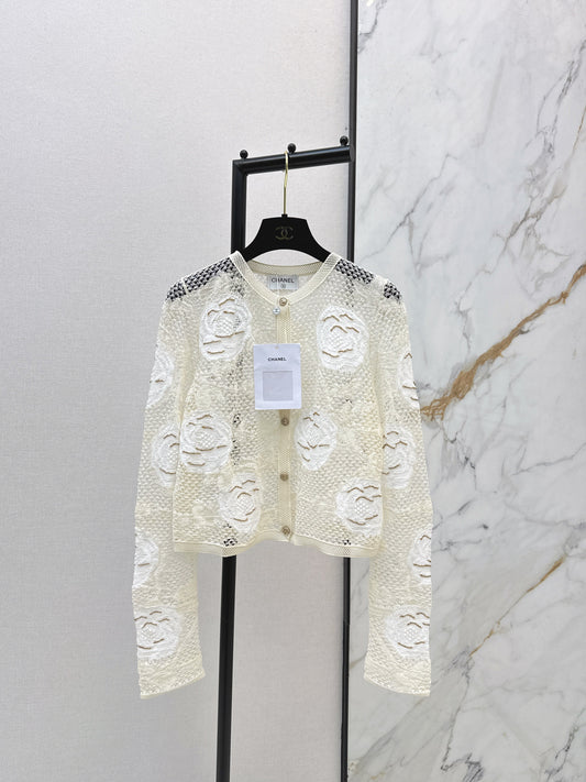 🔥Highest Quality🔥26SS NEW lace 3d flower cardigan