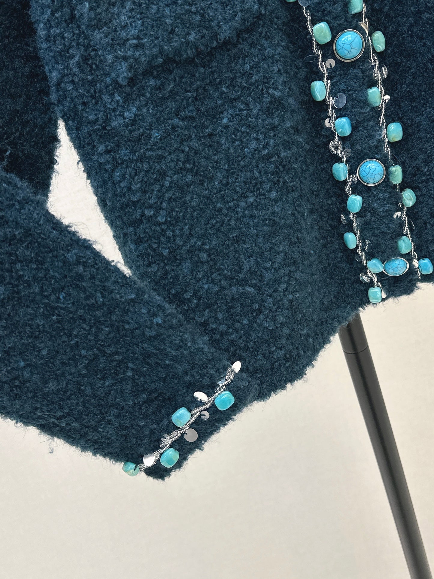 26SS NEW vintage beading cardigan