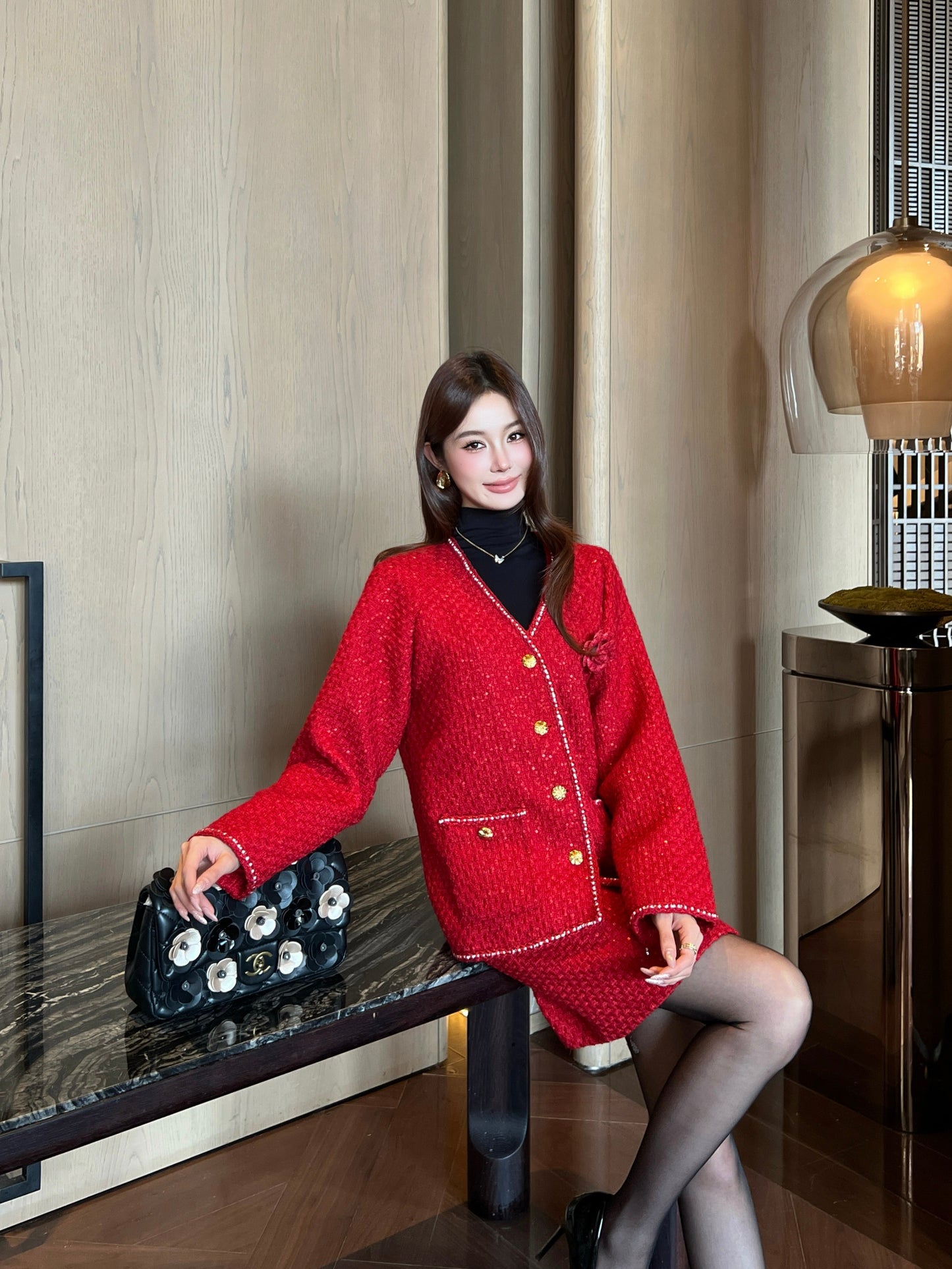 26SS NEUE gewebte Jacke