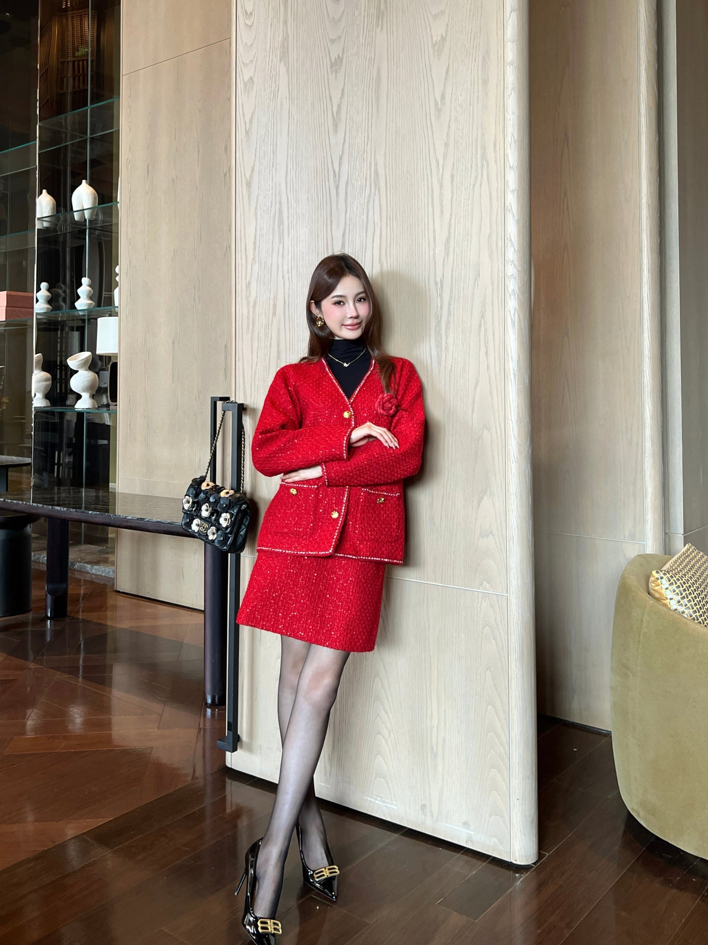 26SS NEUE gewebte Jacke