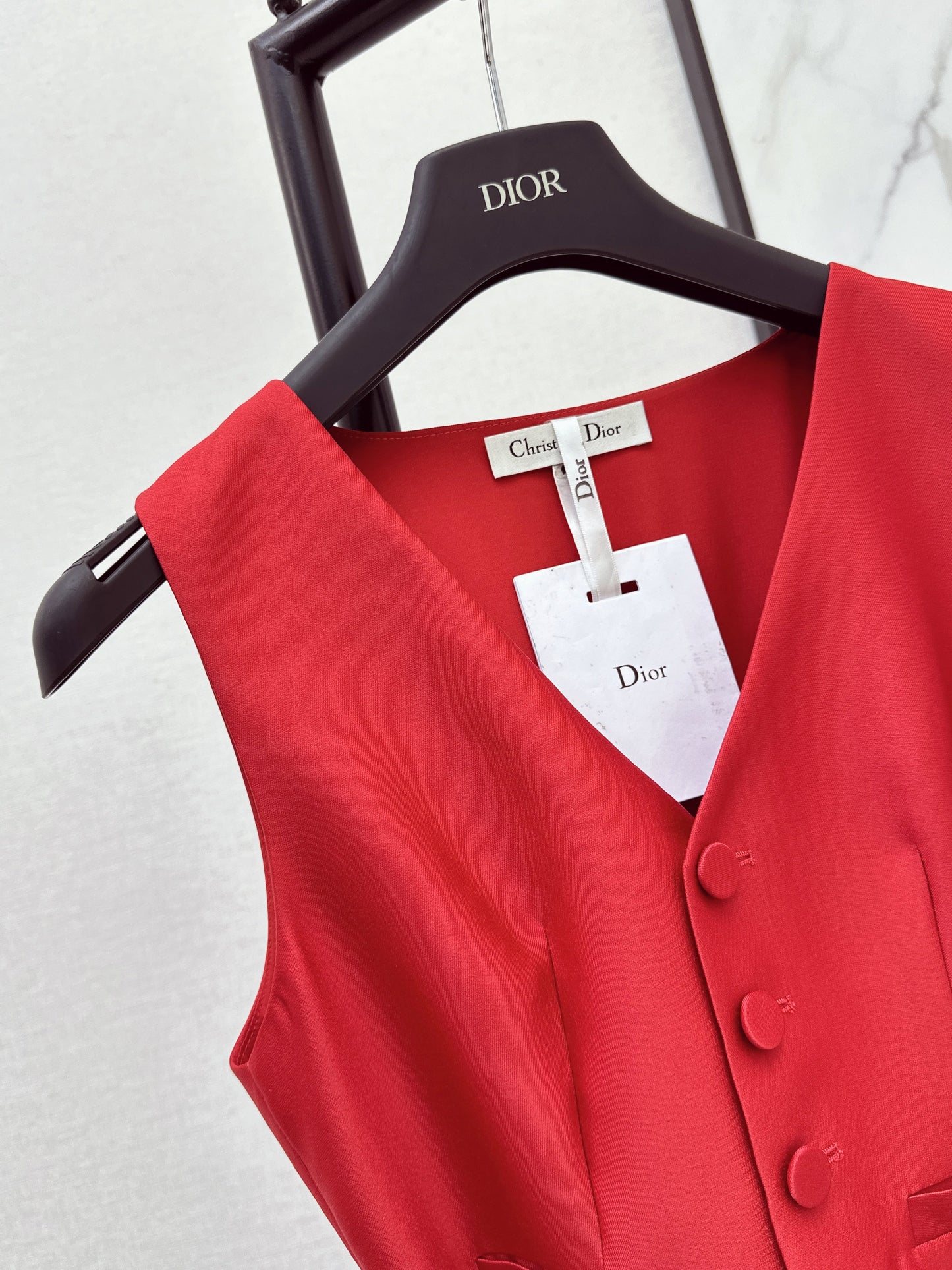 26SS NEW sleeveless back-bow cocktail dress