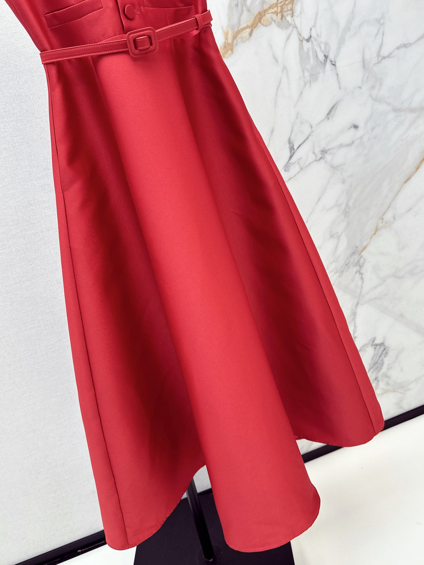 26SS NEW sleeveless back-bow cocktail dress