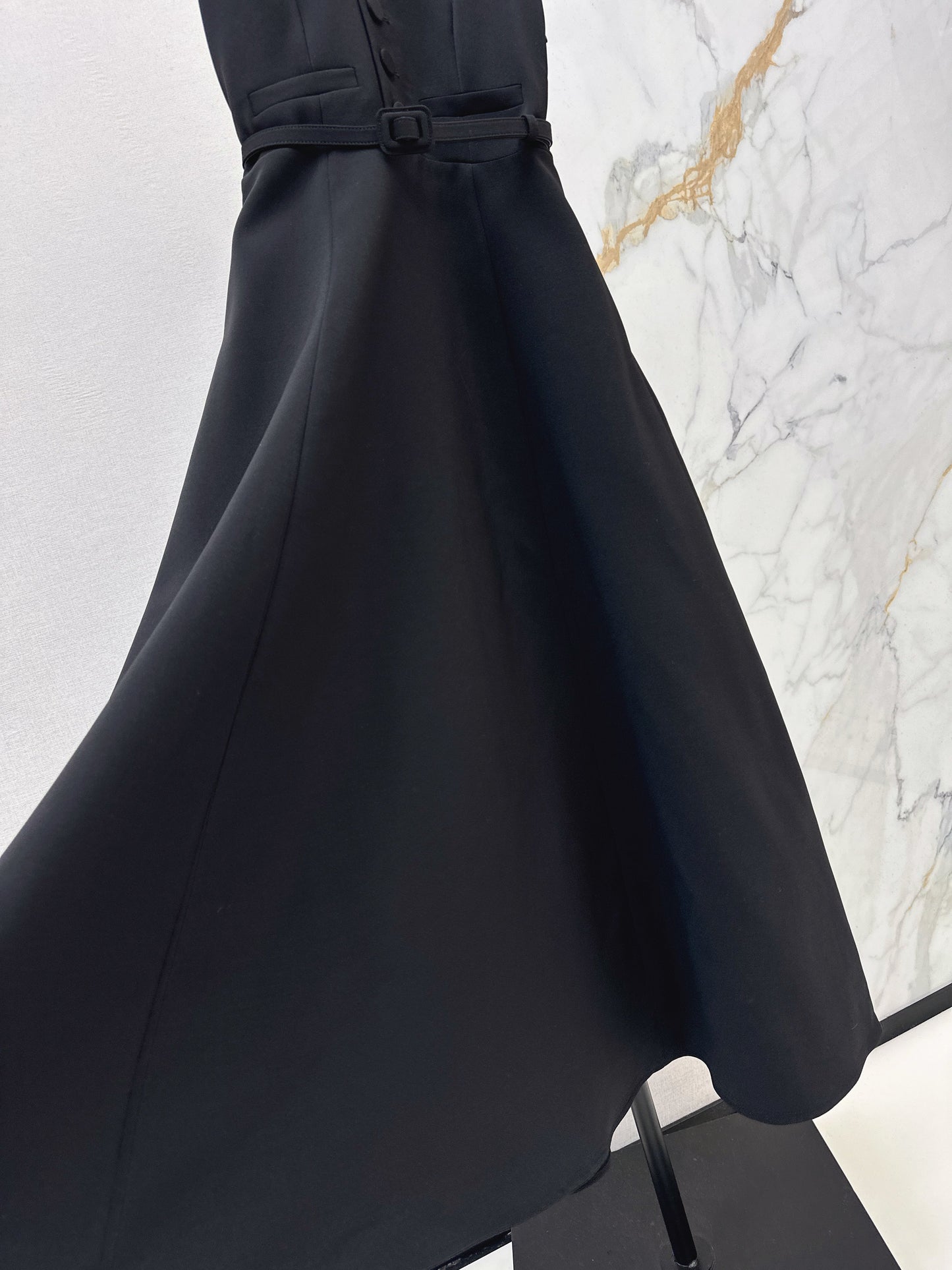 26SS NEW sleeveless back-bow cocktail dress