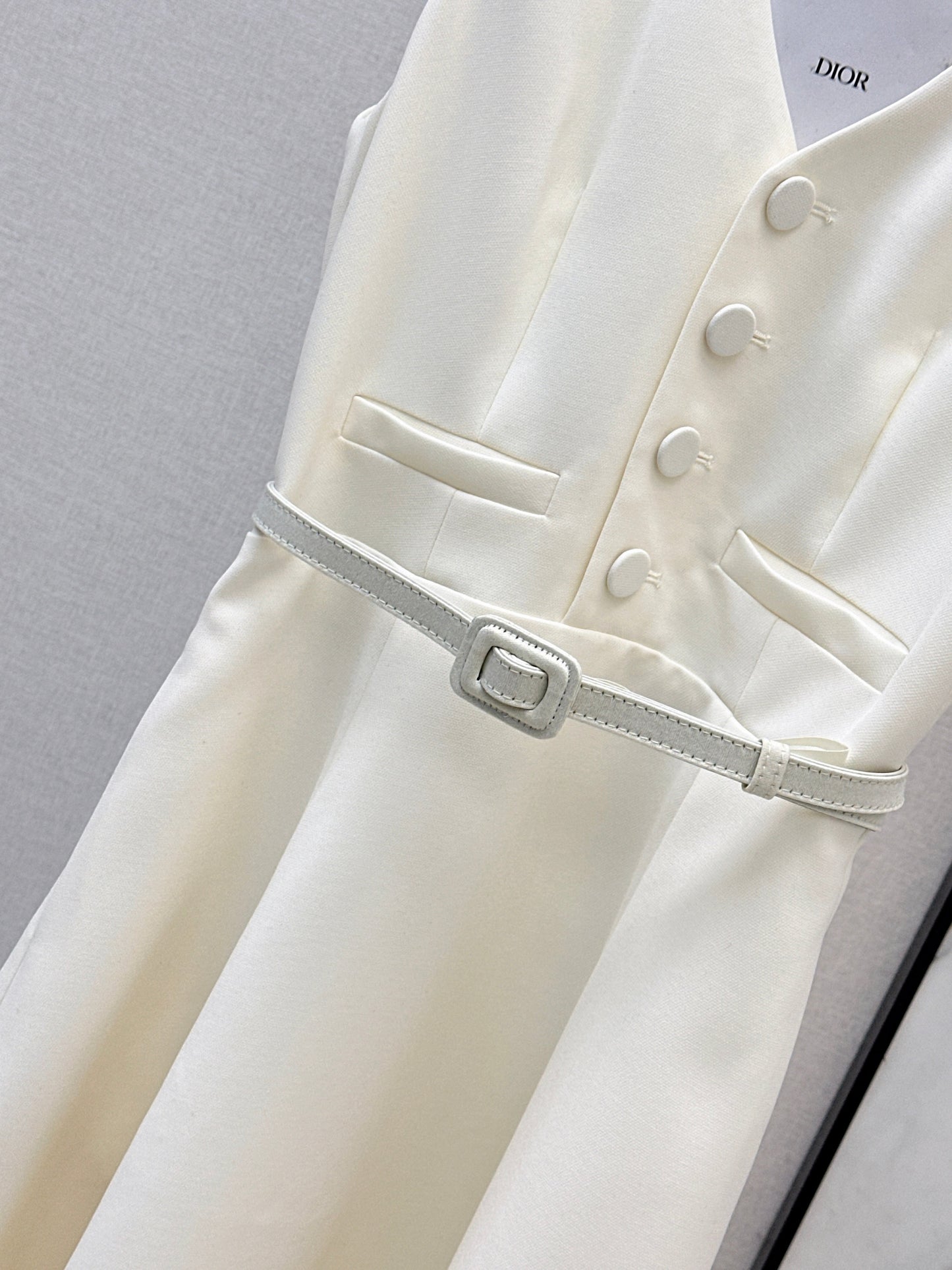 26SS NEW sleeveless back-bow cocktail dress