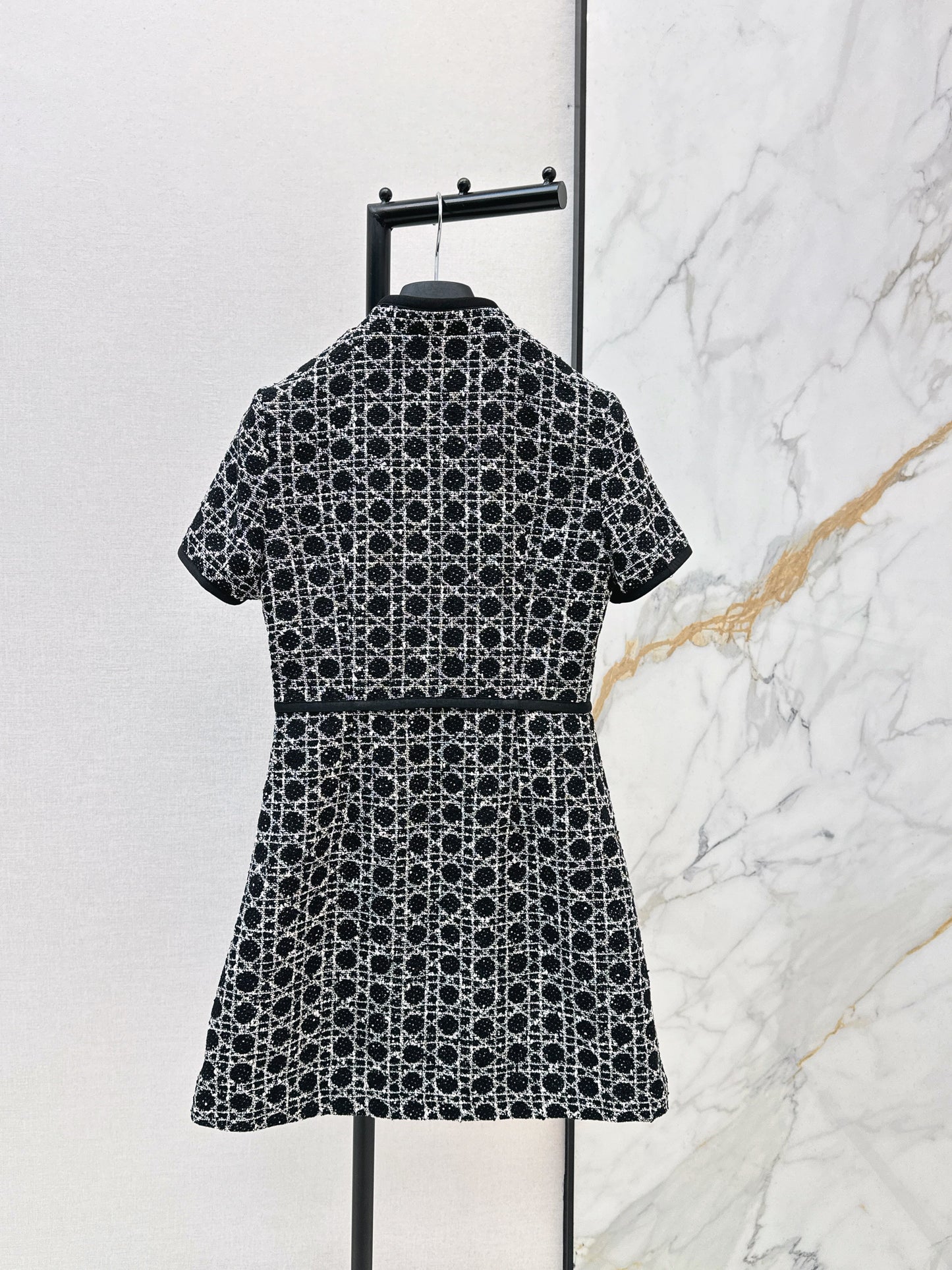26SS NEW woven tweed dress