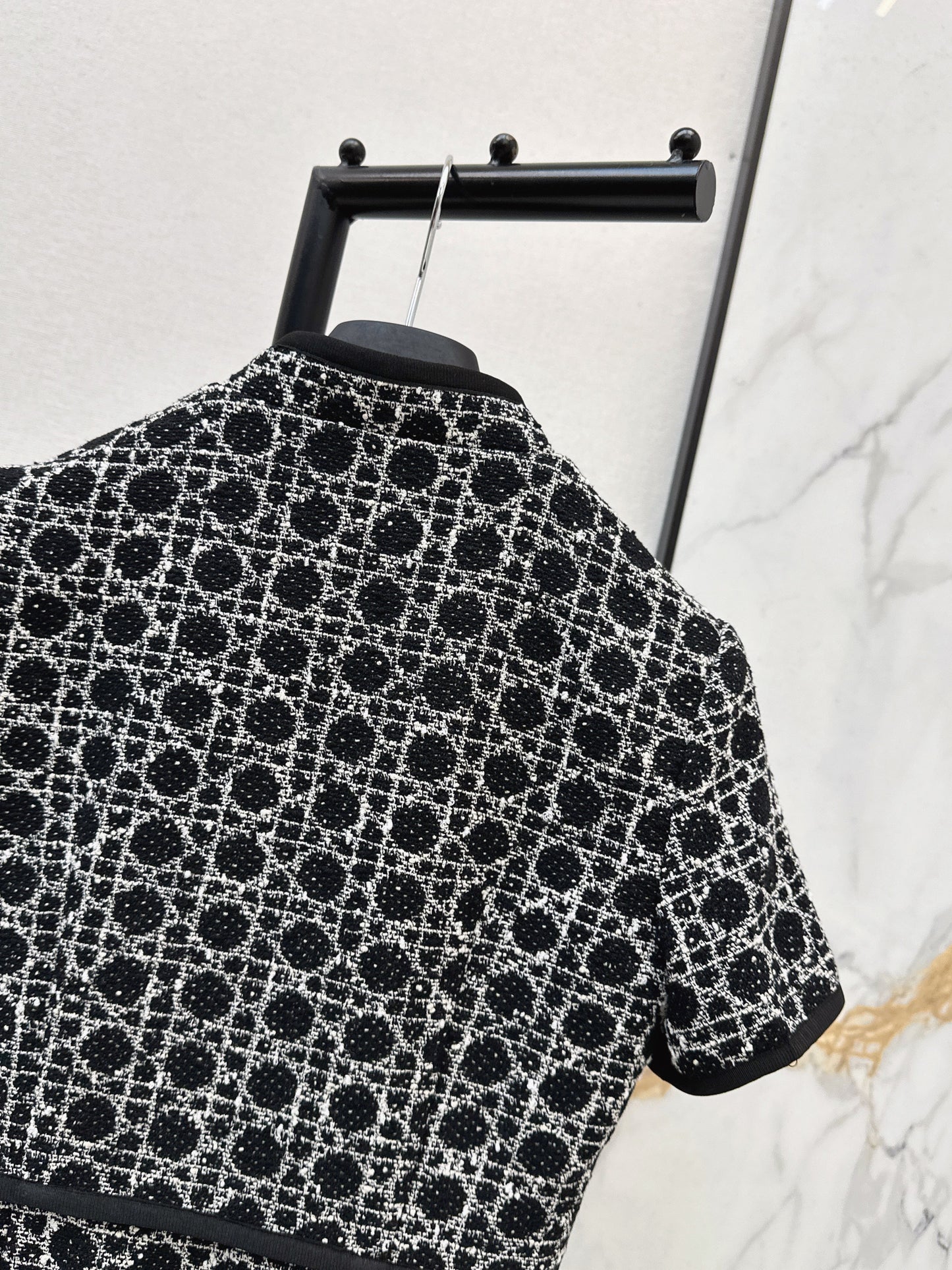 26SS NEW woven tweed dress