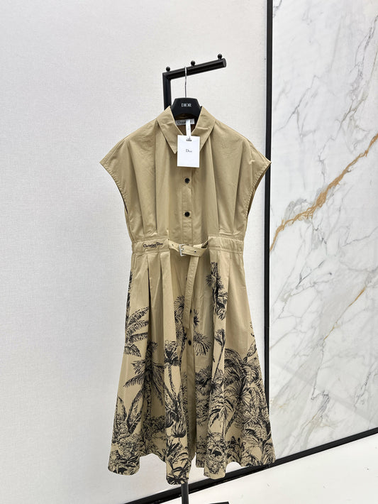 26SS NEW print shirt dress