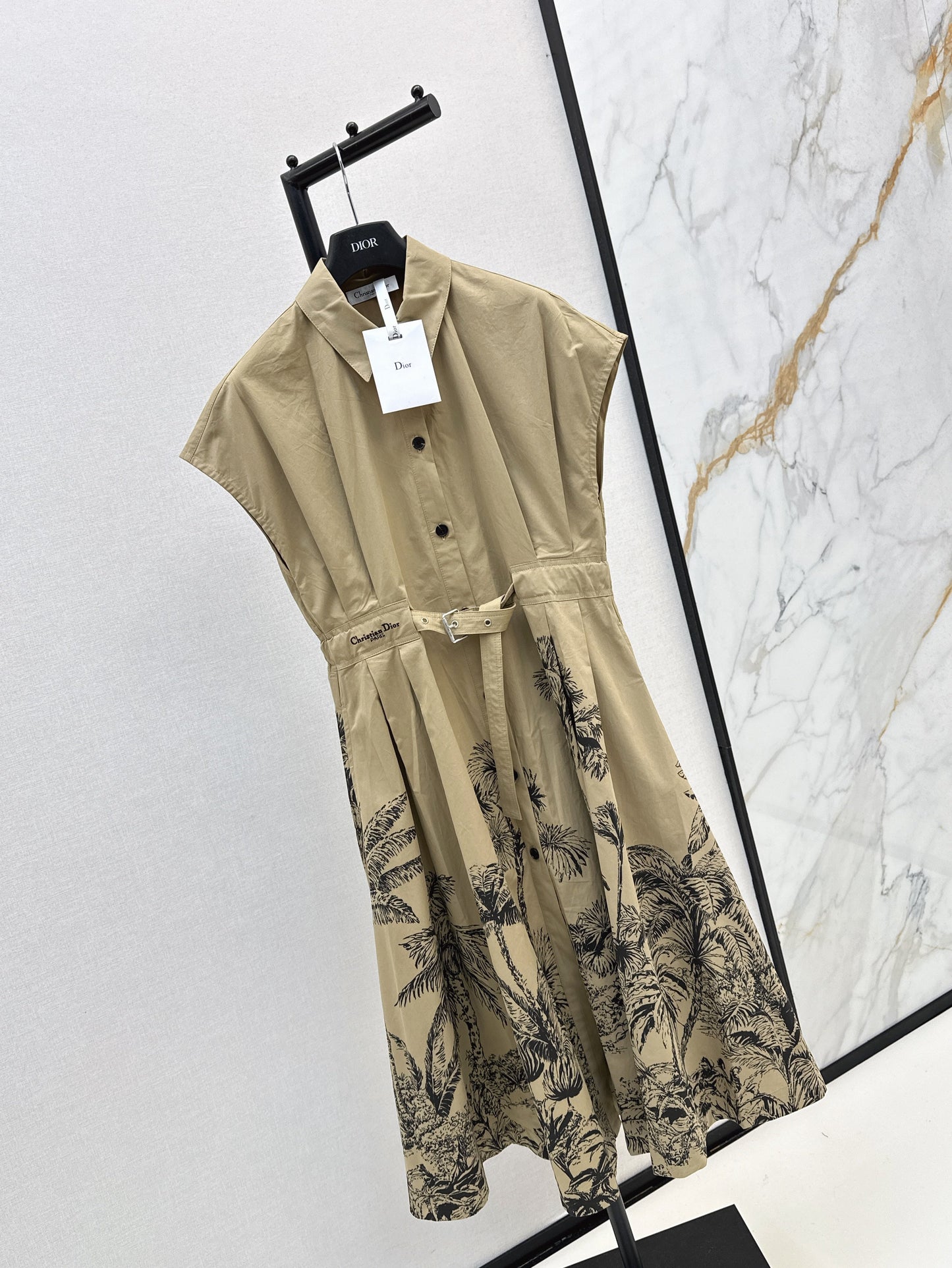26SS NEW print shirt dress