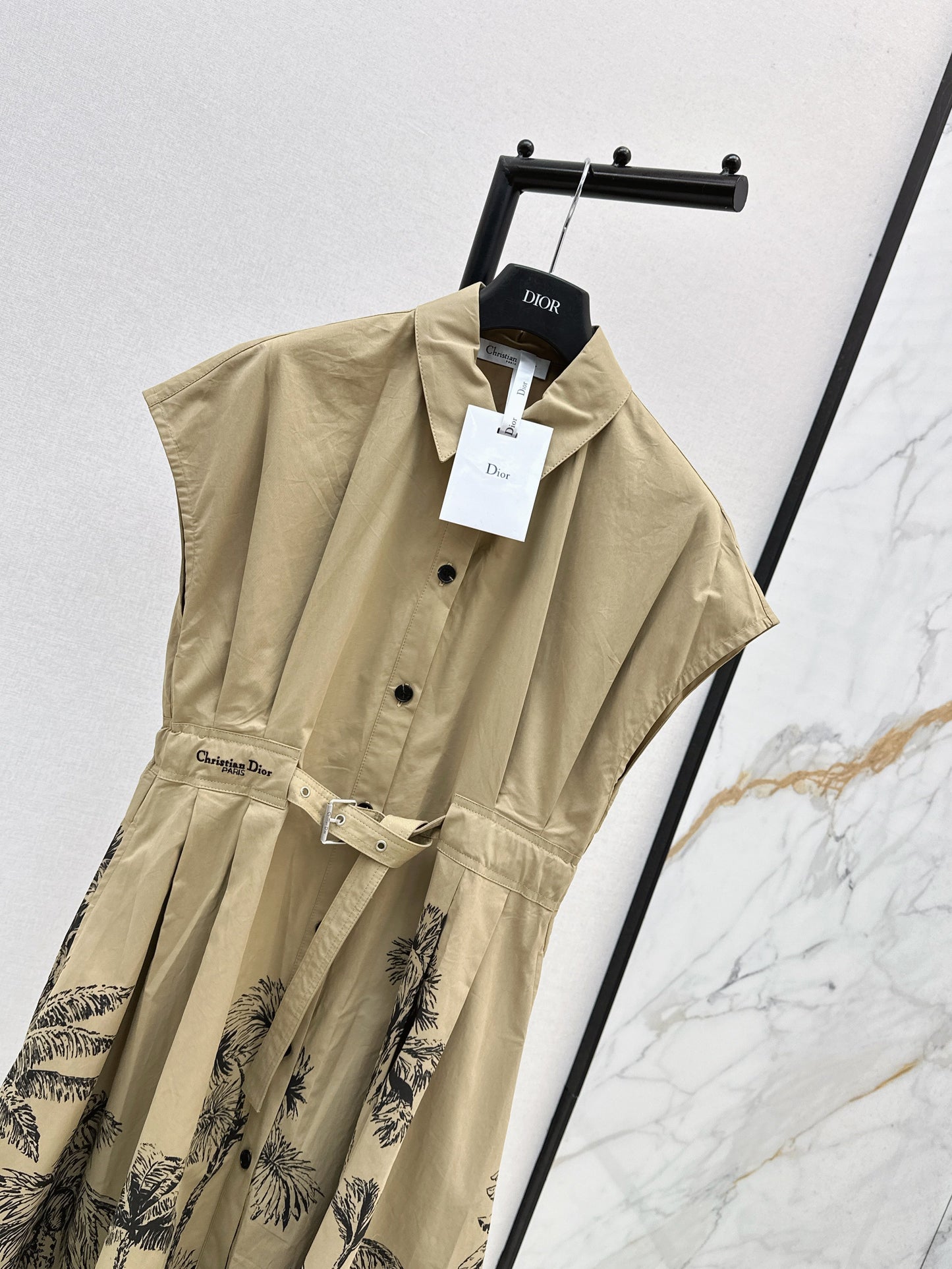 26SS NEW print shirt dress