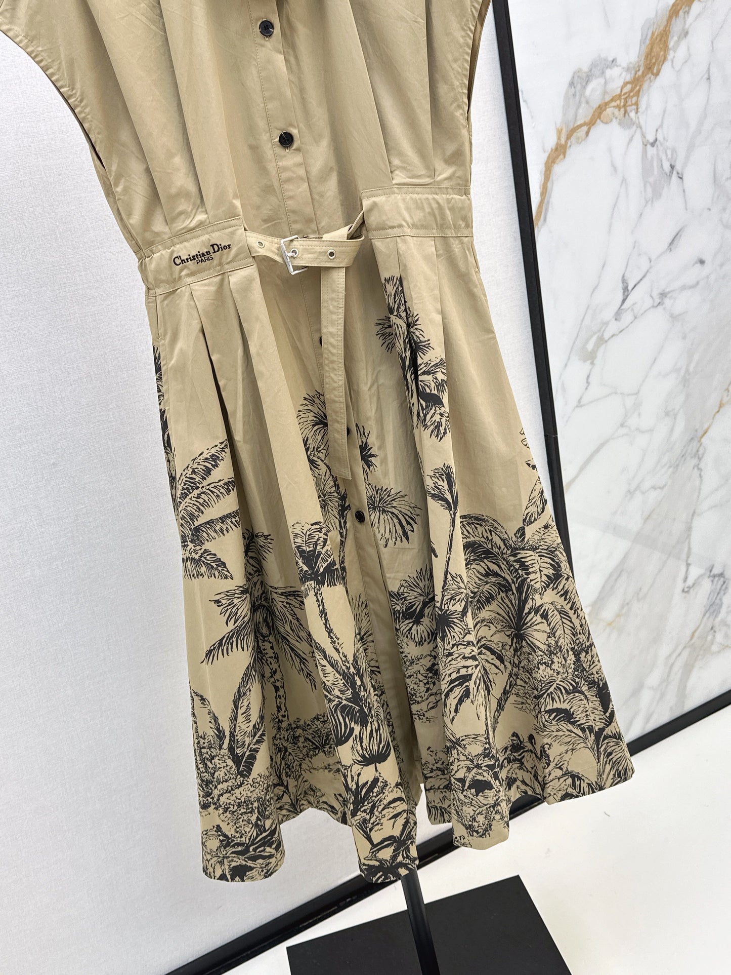 26SS NEW print shirt dress