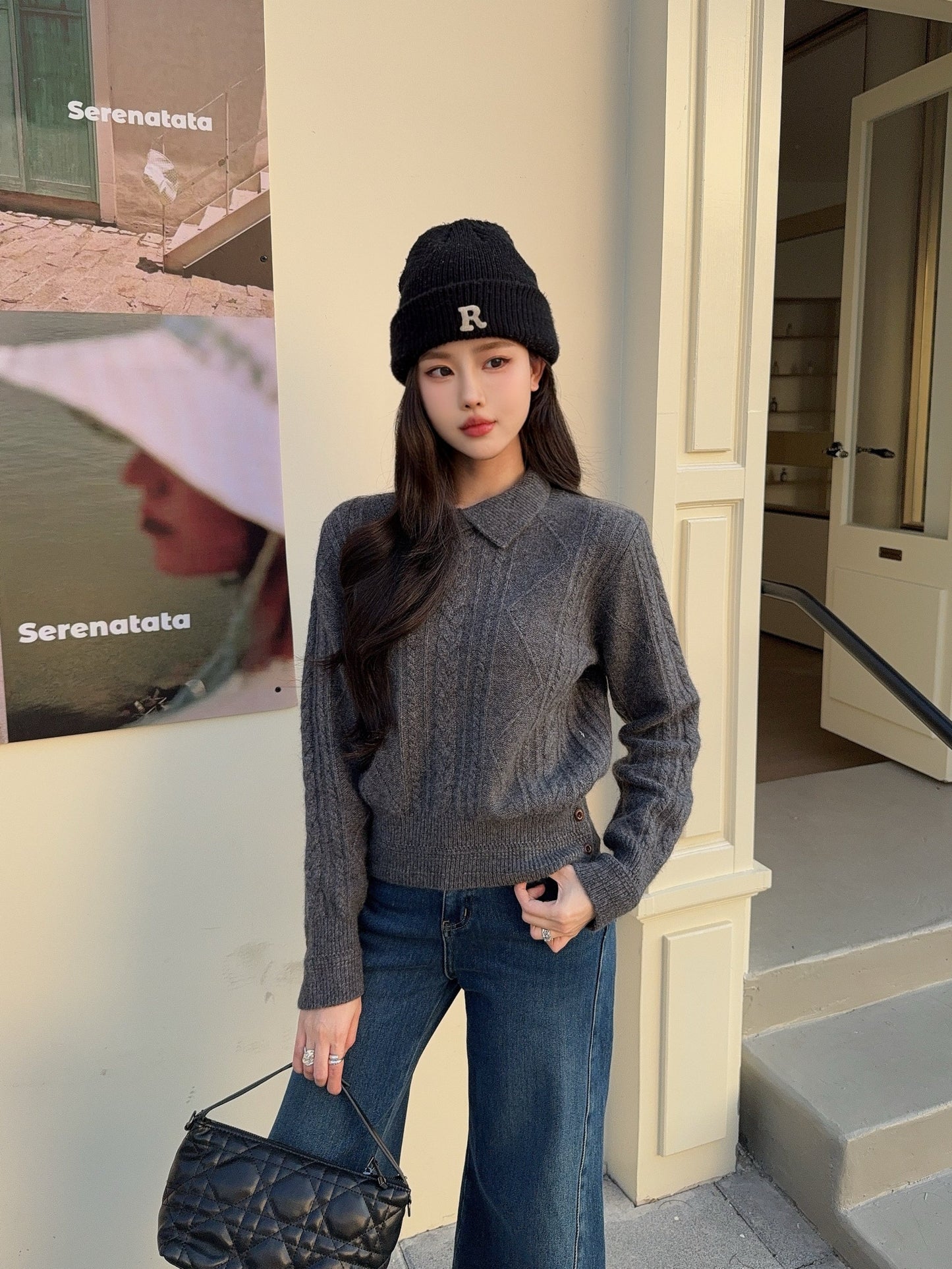 26SS NEW cable knit sweater