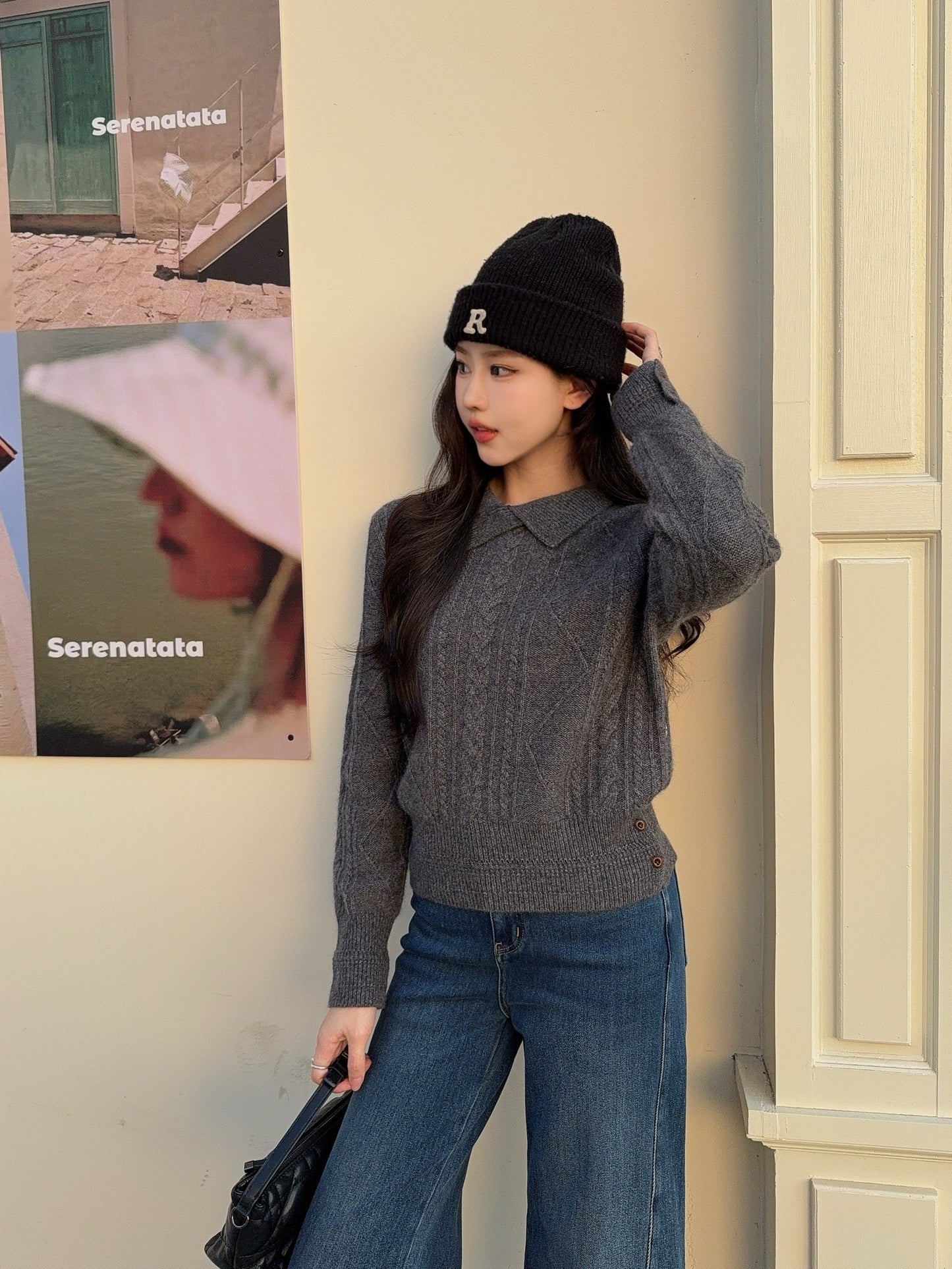 26SS NEW cable knit sweater