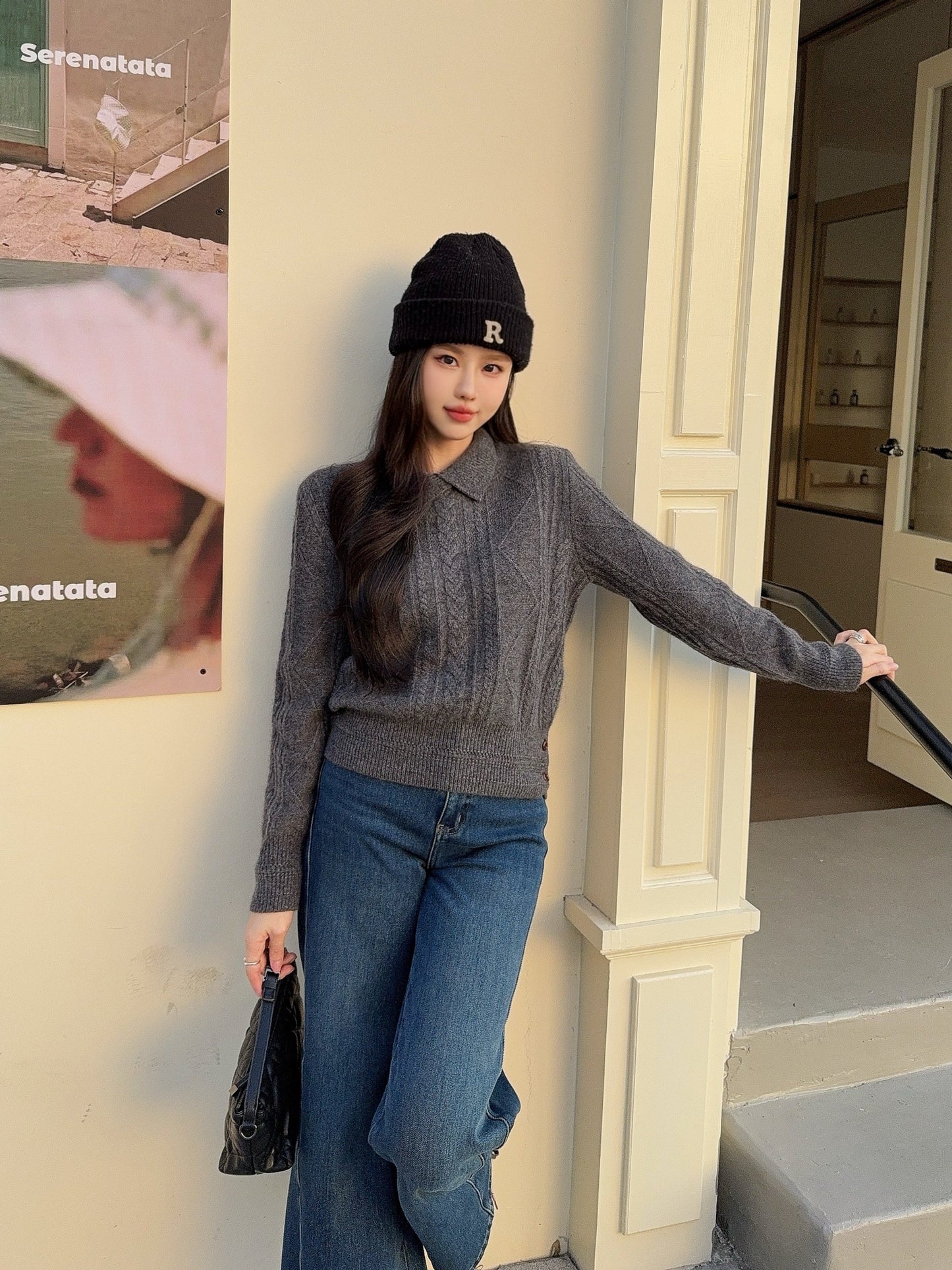 26SS NEW cable knit sweater